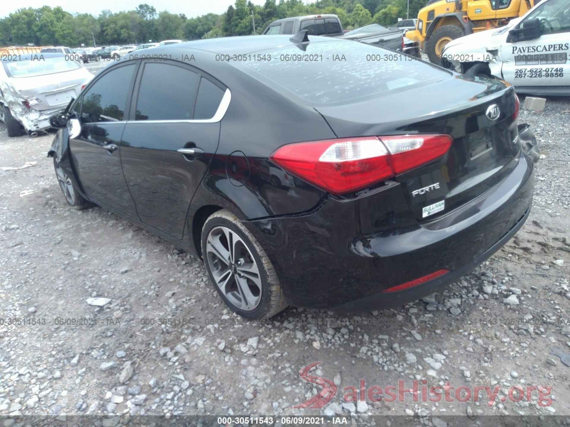 KNAFX4A88G5528249 2016 KIA FORTE