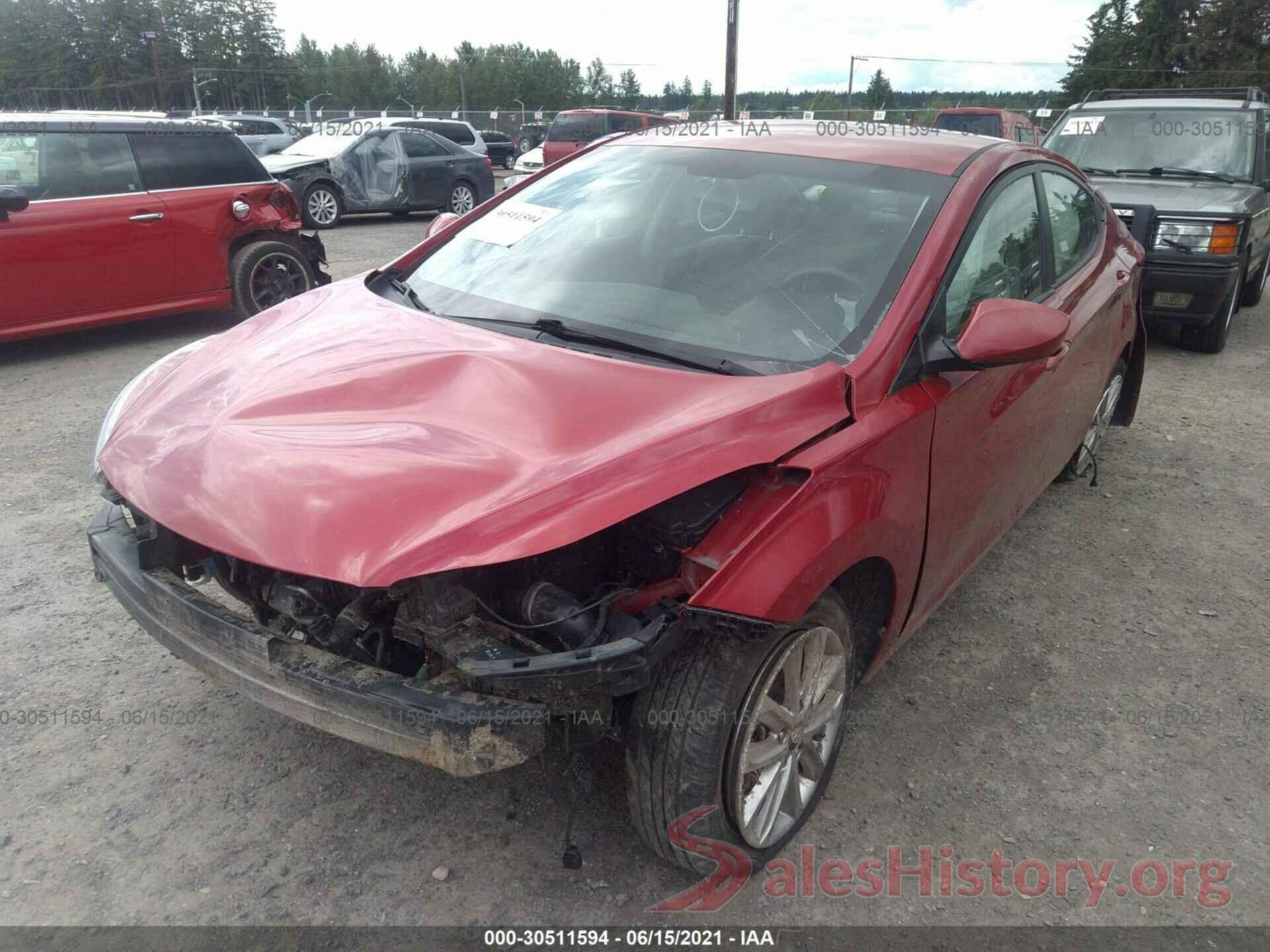 KMHDH4AE3GU476690 2016 HYUNDAI ELANTRA