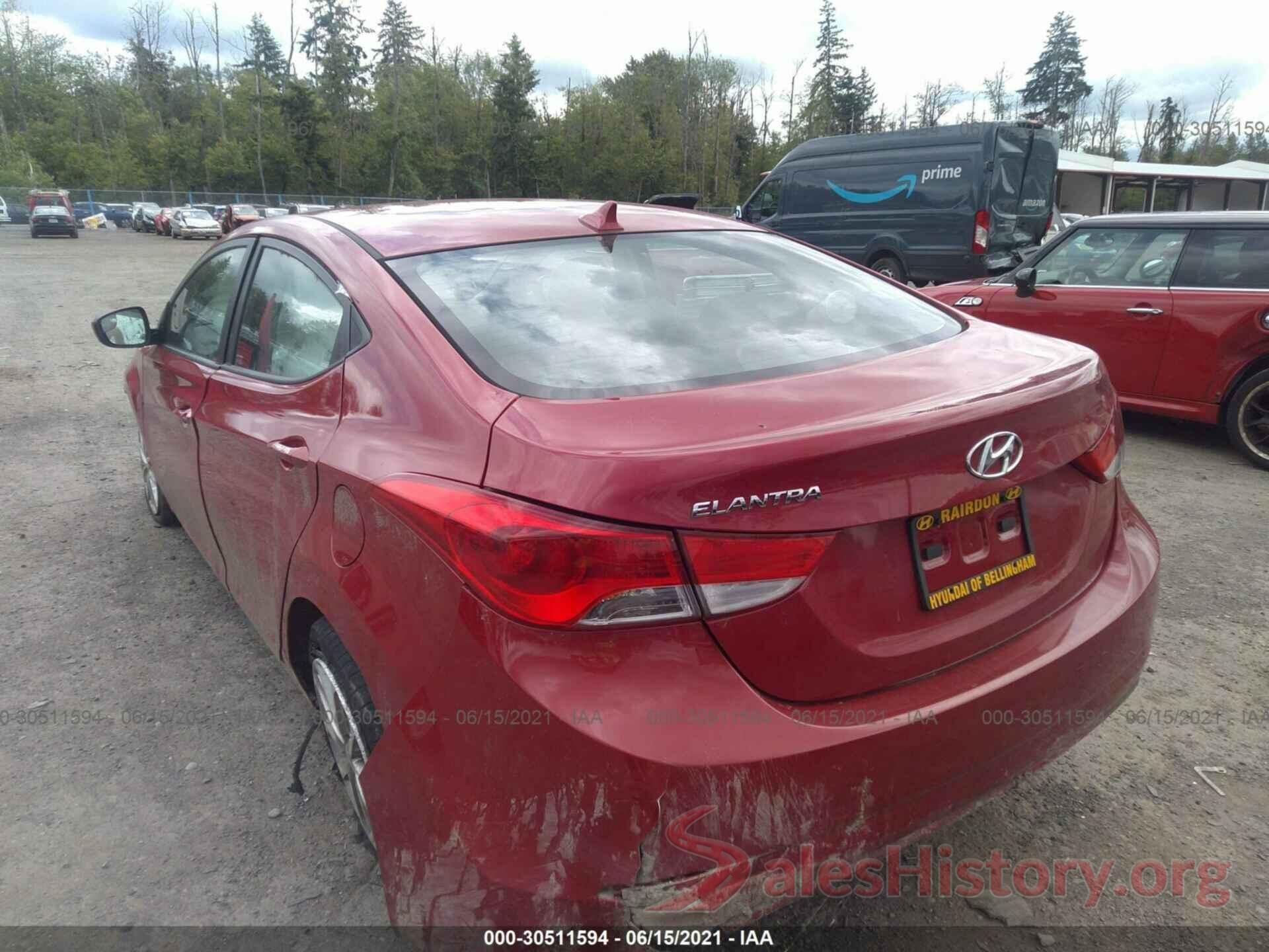 KMHDH4AE3GU476690 2016 HYUNDAI ELANTRA