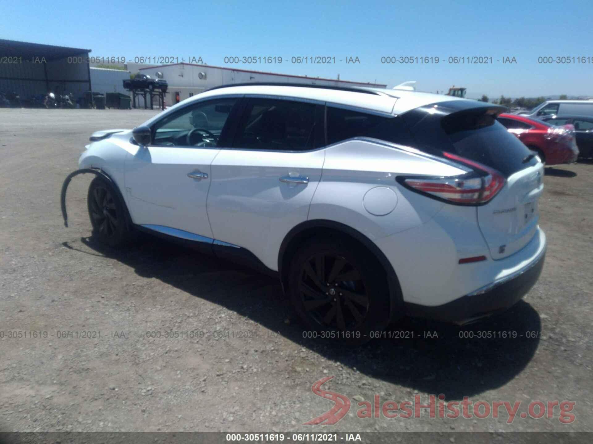 5N1AZ2MGXHN180790 2017 NISSAN MURANO