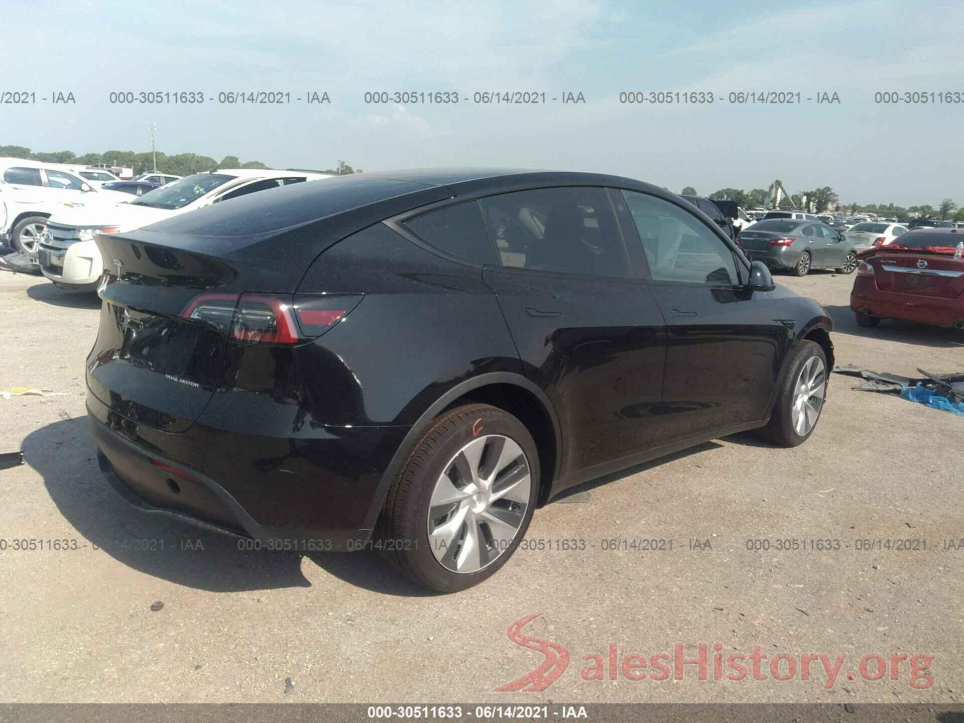 5YJYGDEE6MF146615 2021 TESLA MODEL Y