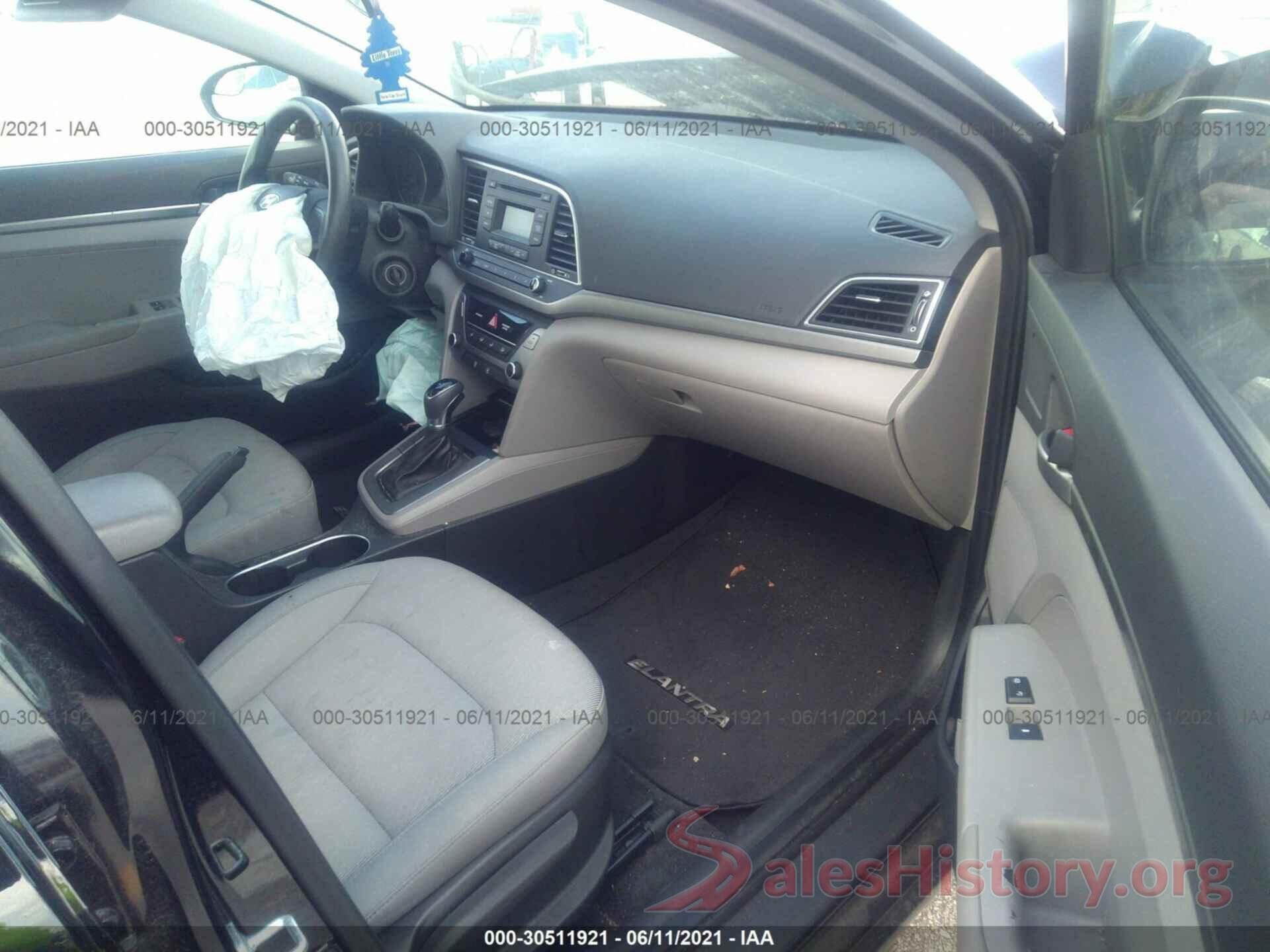 KMHD74LF9HU125549 2017 HYUNDAI ELANTRA