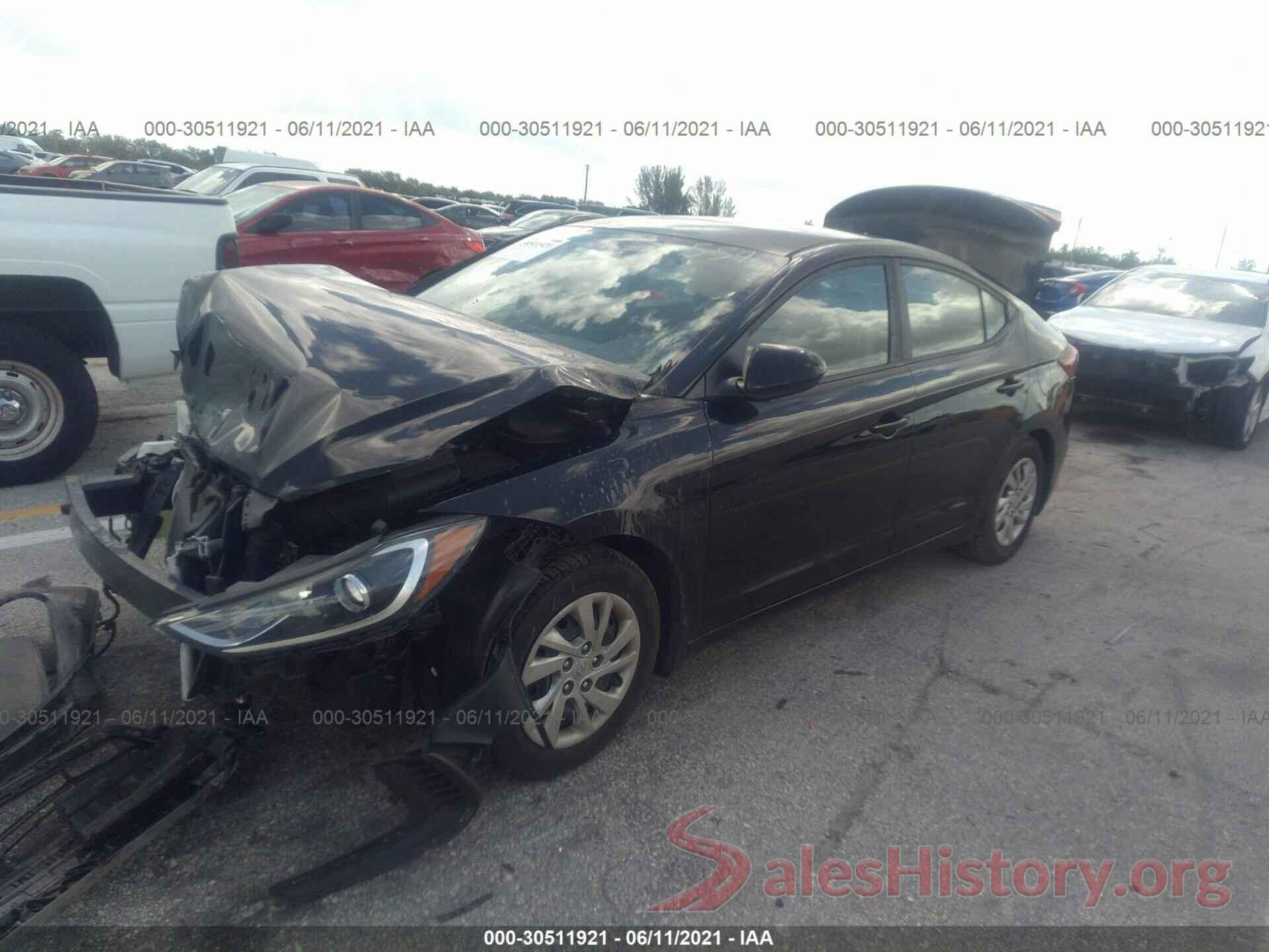 KMHD74LF9HU125549 2017 HYUNDAI ELANTRA