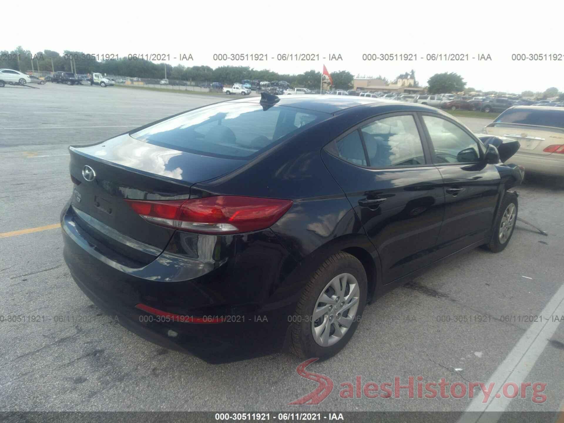 KMHD74LF9HU125549 2017 HYUNDAI ELANTRA