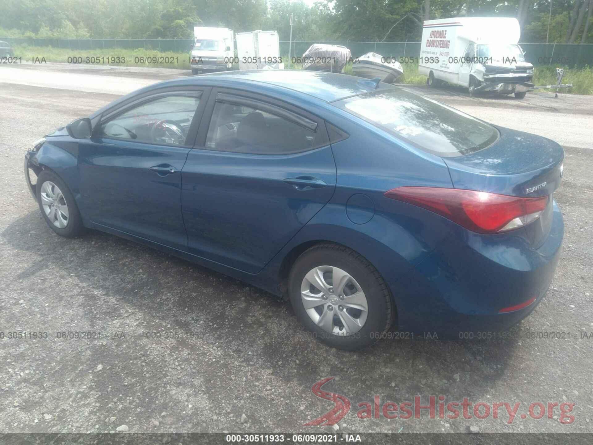 KMHDH4AE5GU543080 2016 HYUNDAI ELANTRA