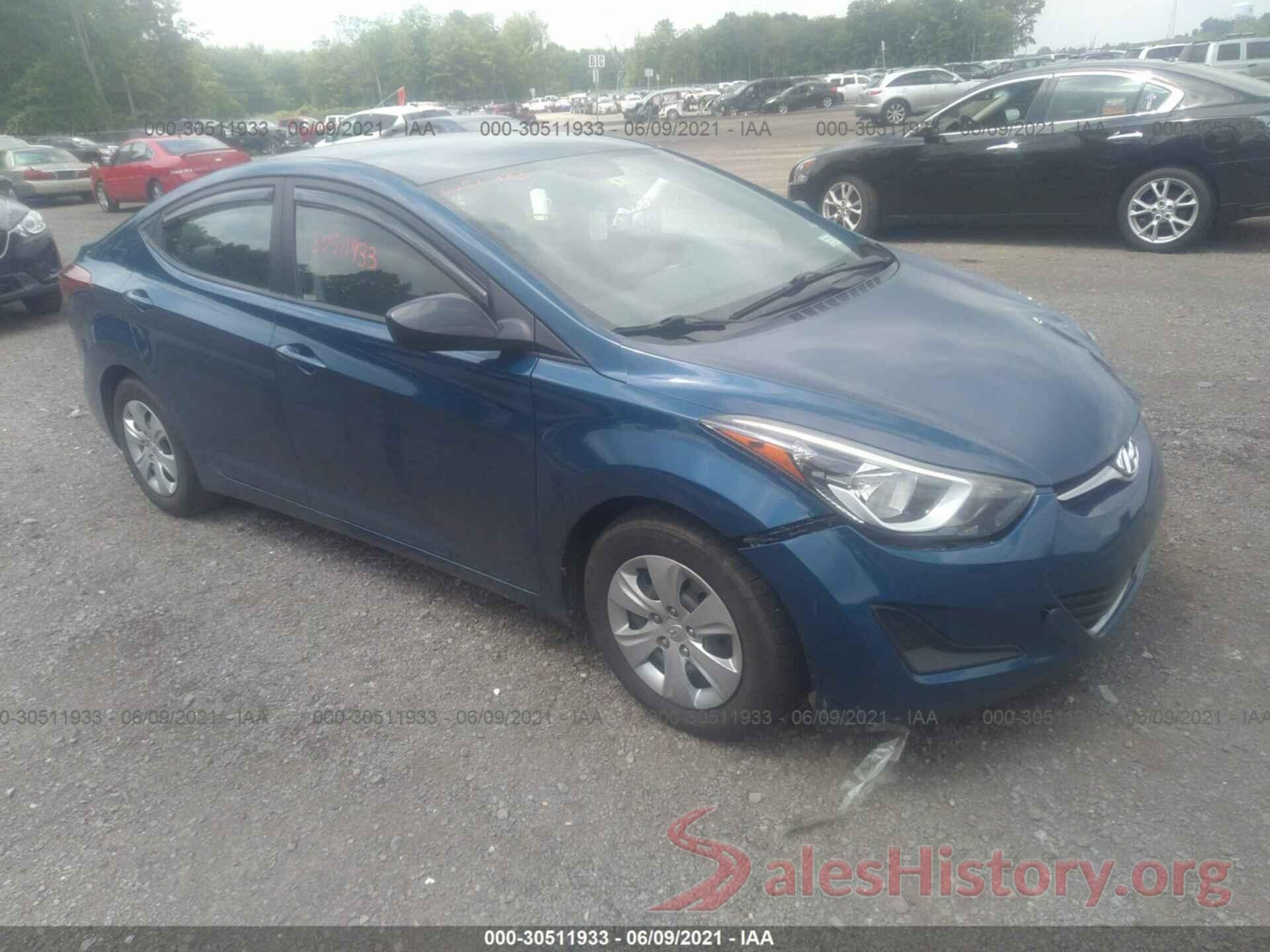 KMHDH4AE5GU543080 2016 HYUNDAI ELANTRA