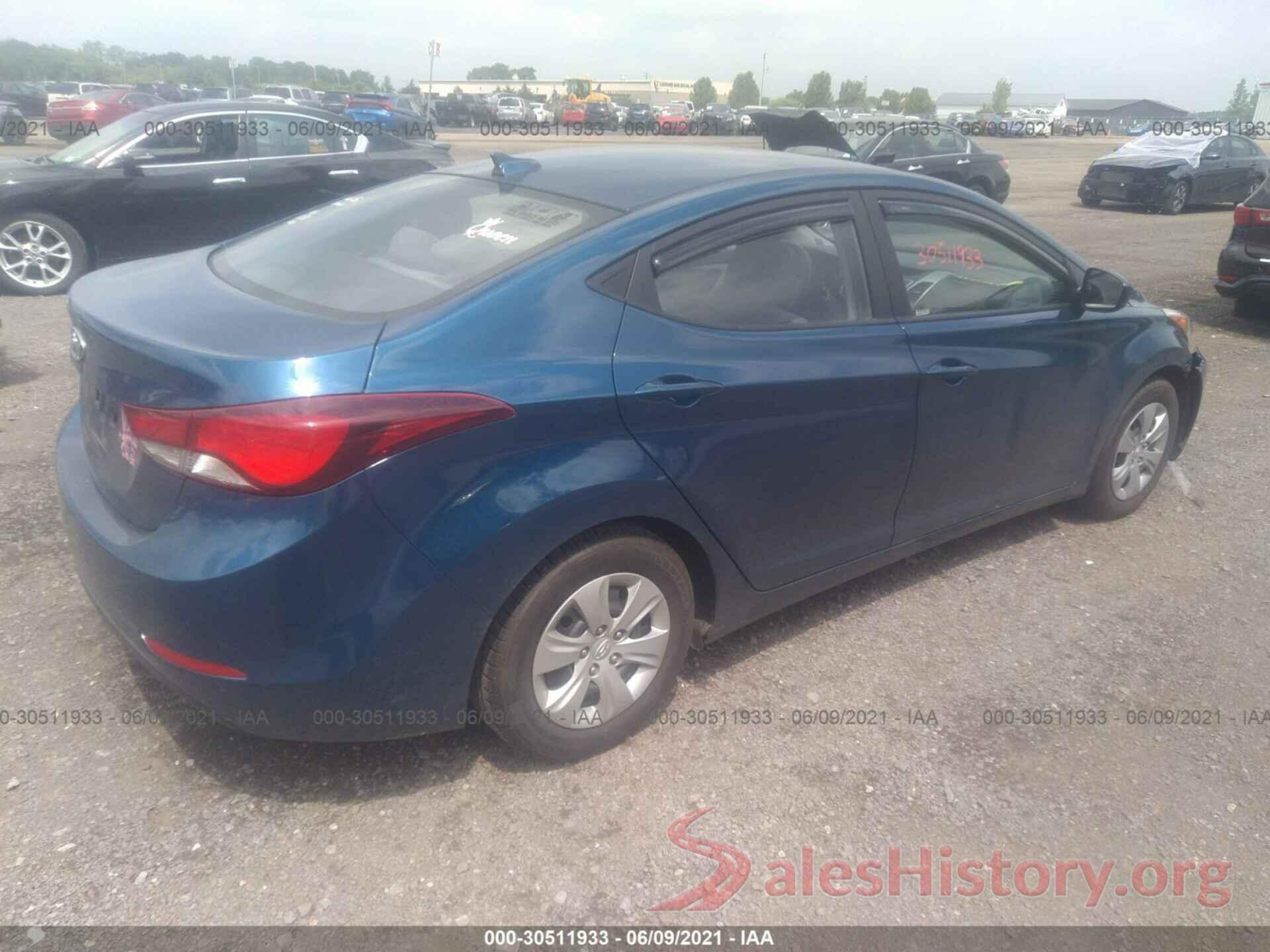 KMHDH4AE5GU543080 2016 HYUNDAI ELANTRA