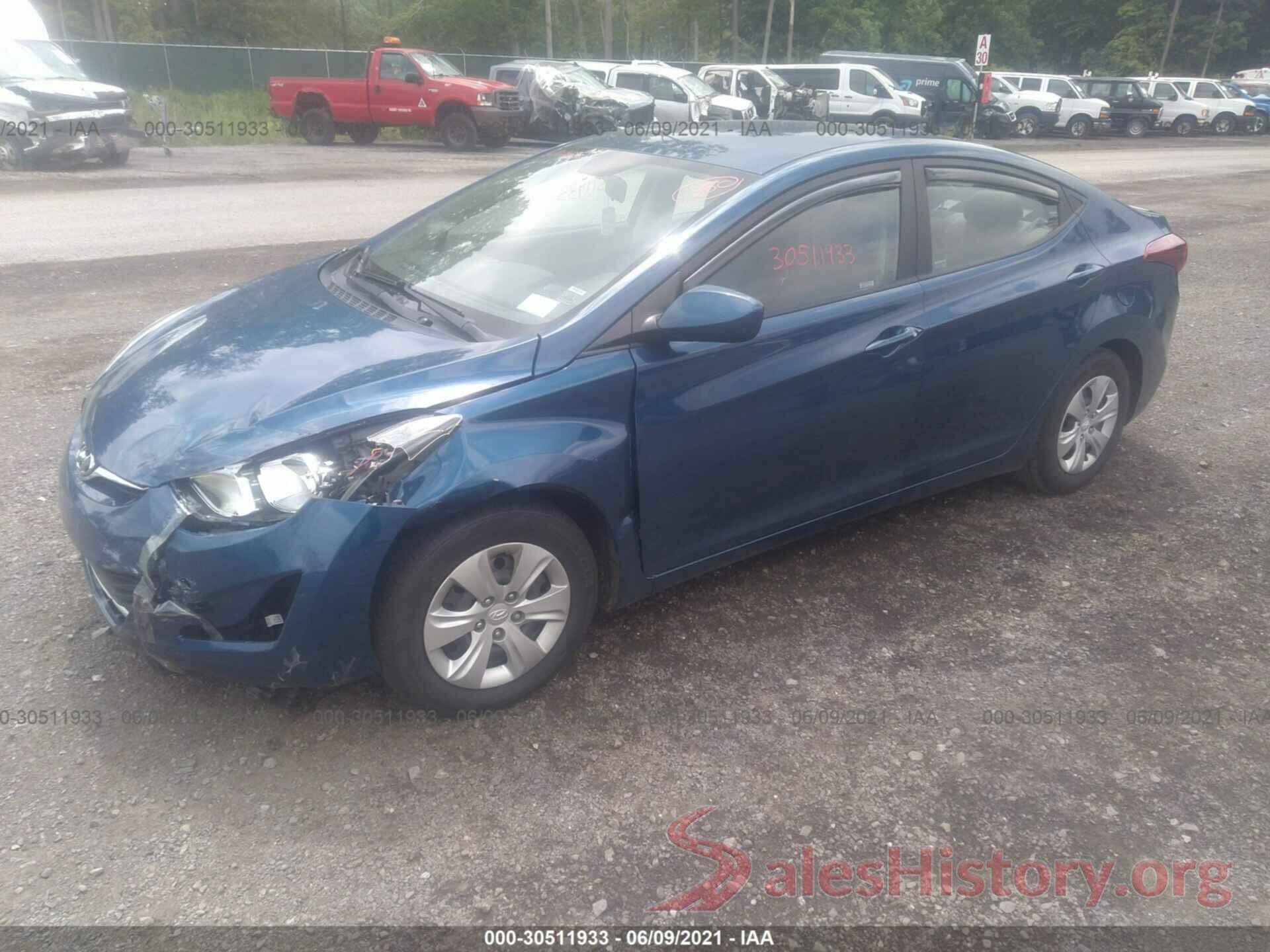 KMHDH4AE5GU543080 2016 HYUNDAI ELANTRA