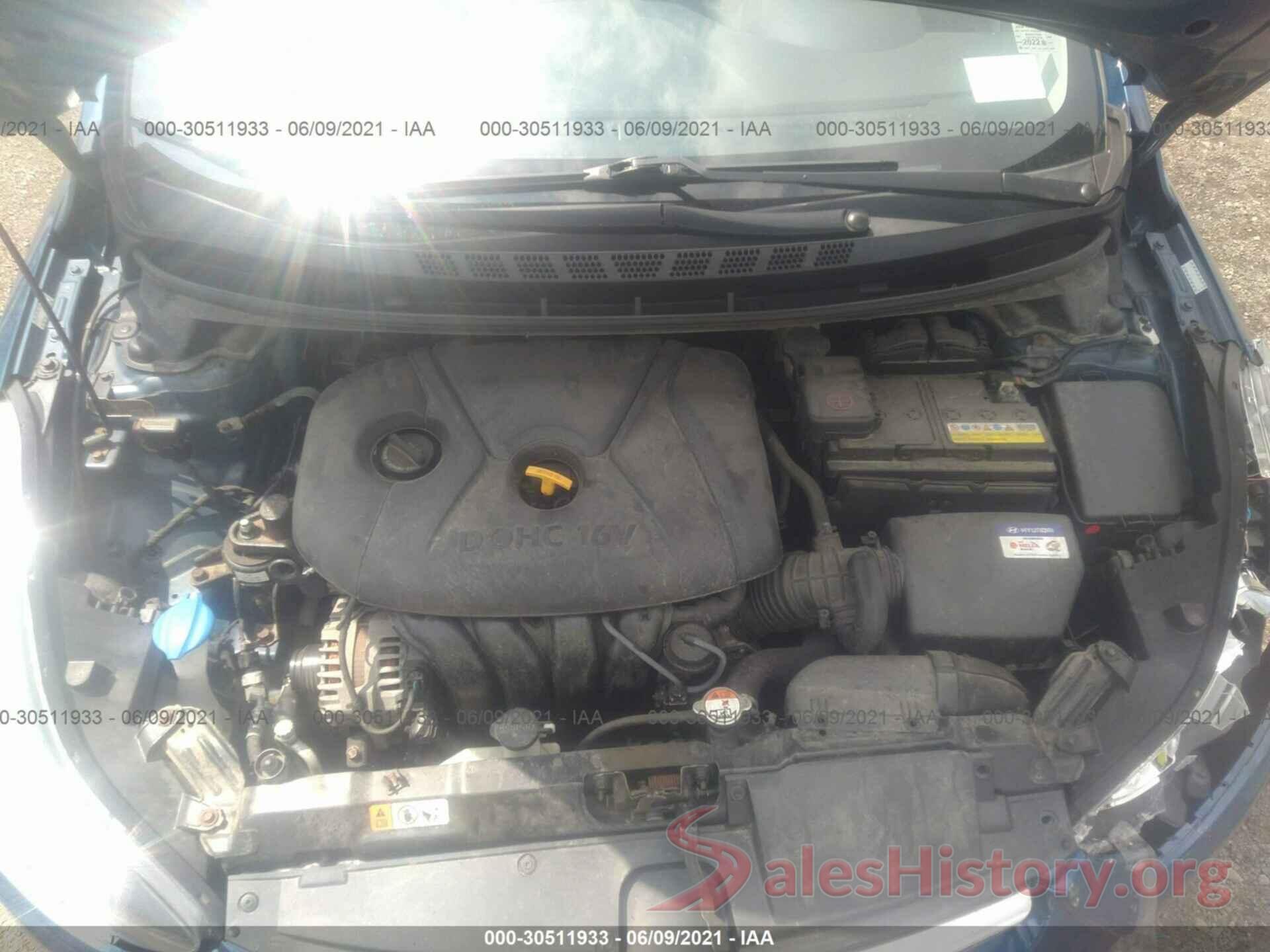 KMHDH4AE5GU543080 2016 HYUNDAI ELANTRA