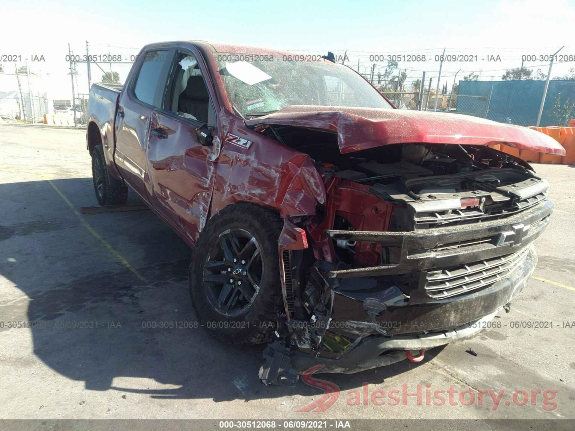 1GCPYFEL9LZ317496 2020 CHEVROLET SILVERADO 1500