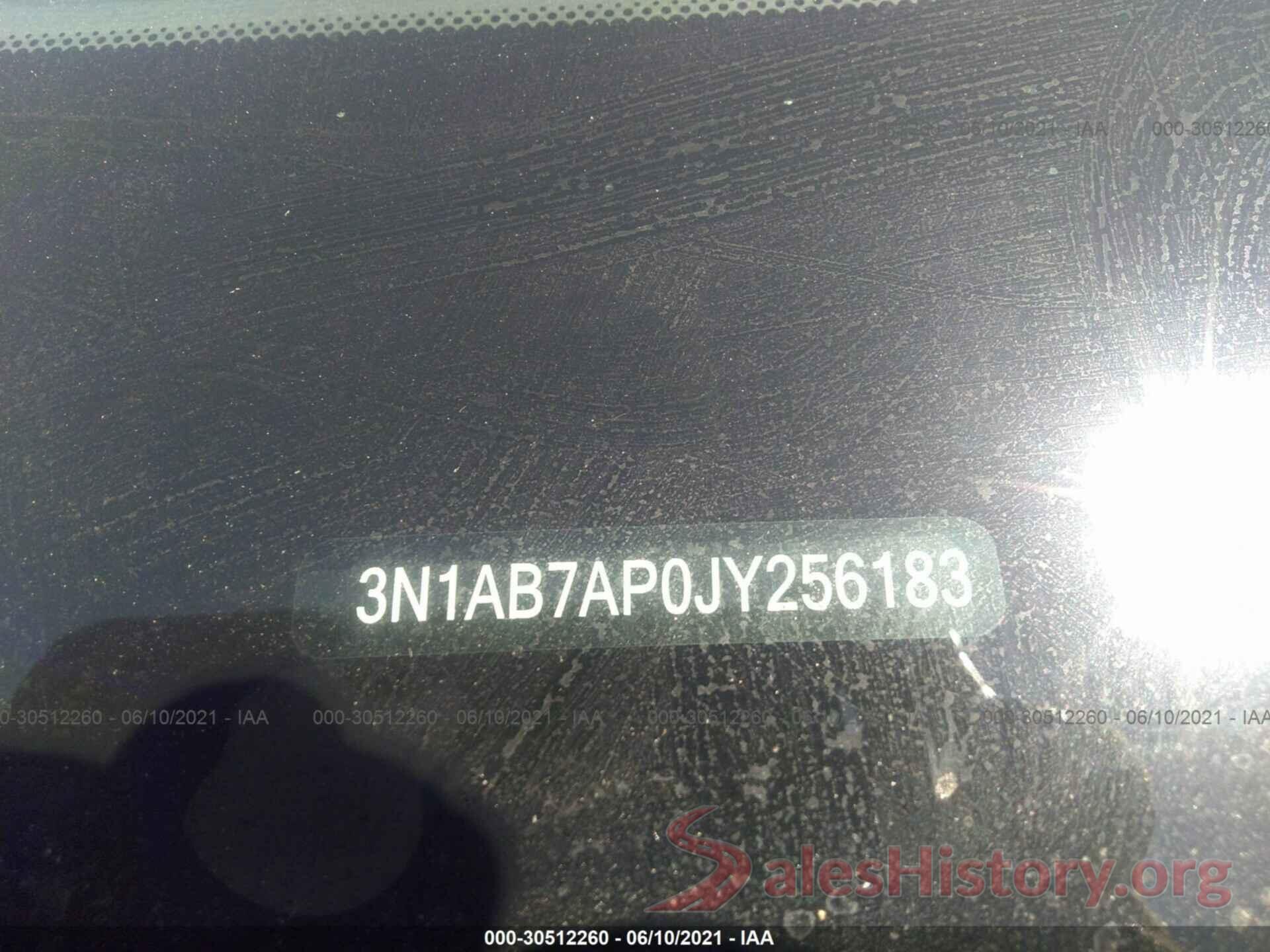 3N1AB7AP0JY256183 2018 NISSAN SENTRA