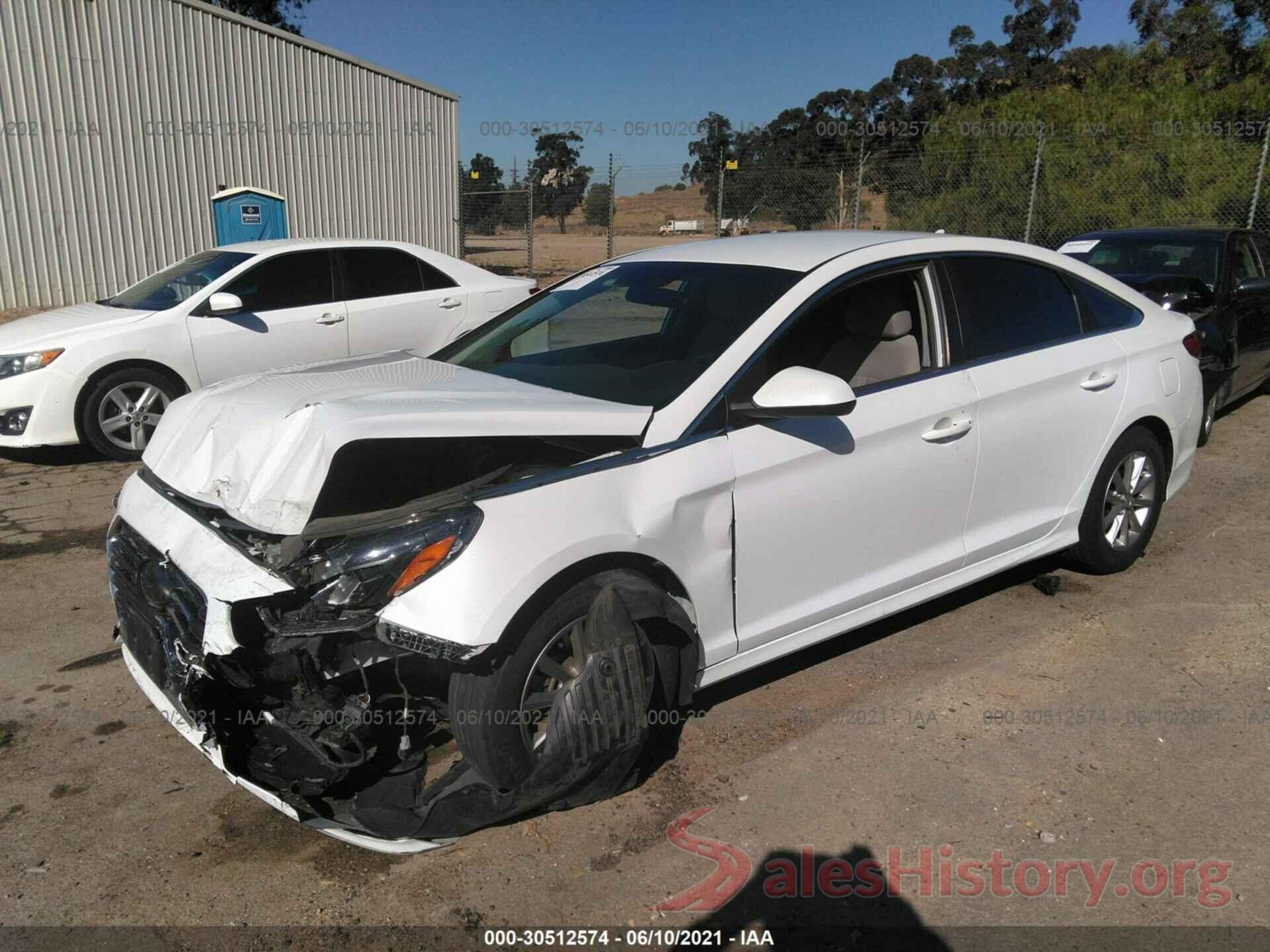 5NPE24AA5JH722020 2018 HYUNDAI SONATA