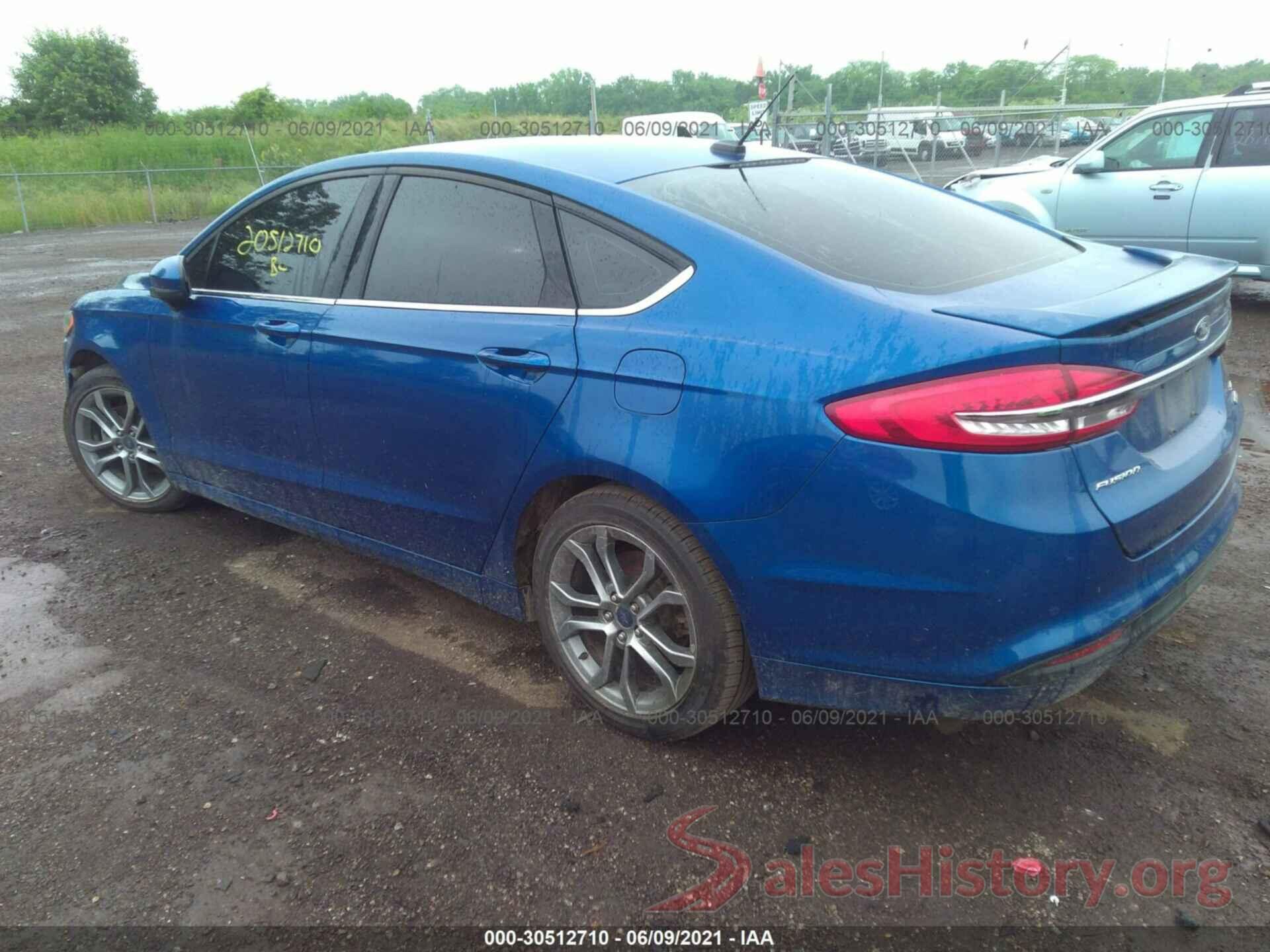 3FA6P0HD9HR257172 2017 FORD FUSION