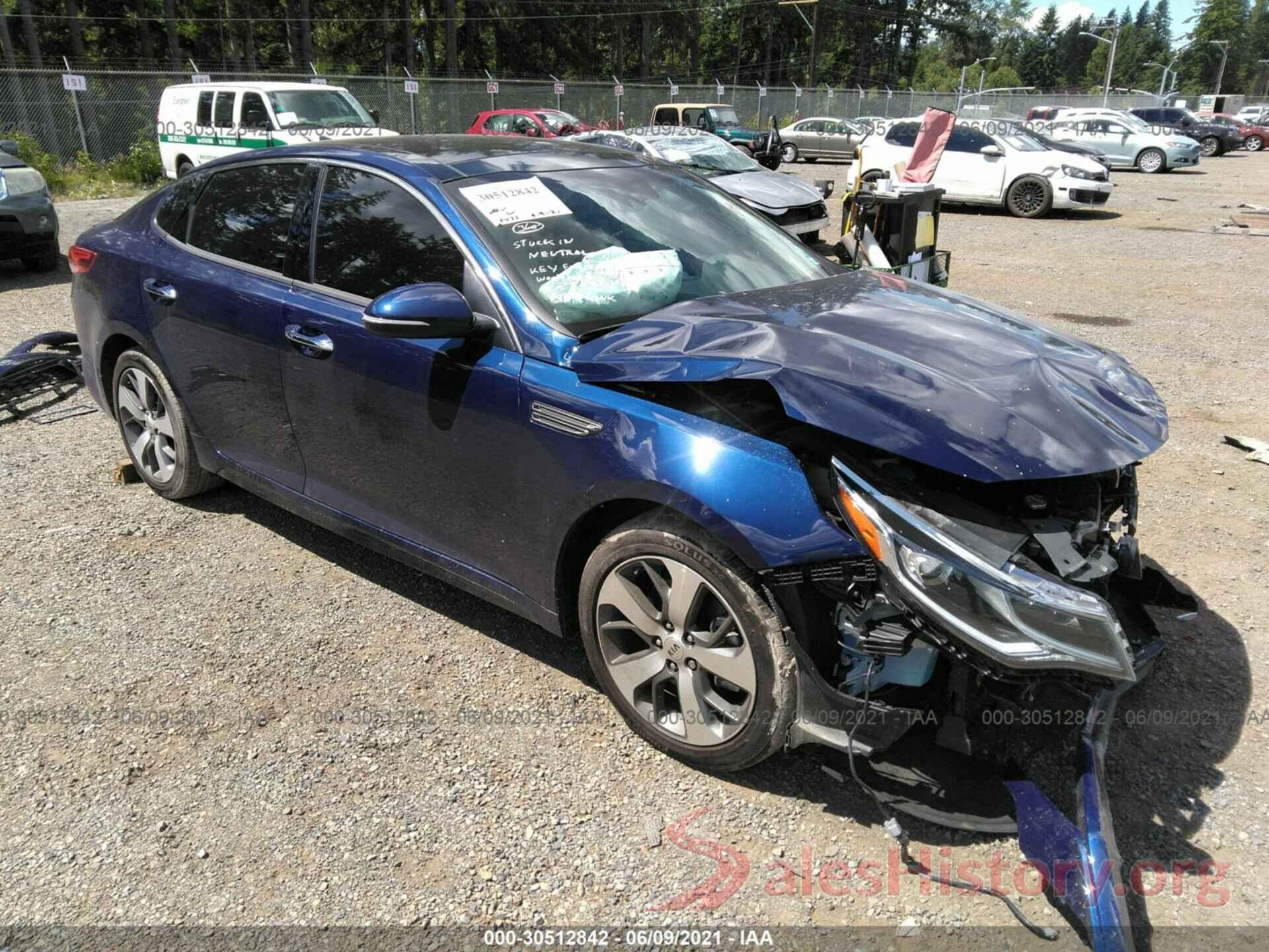 5XXGT4L34KG304324 2019 KIA OPTIMA