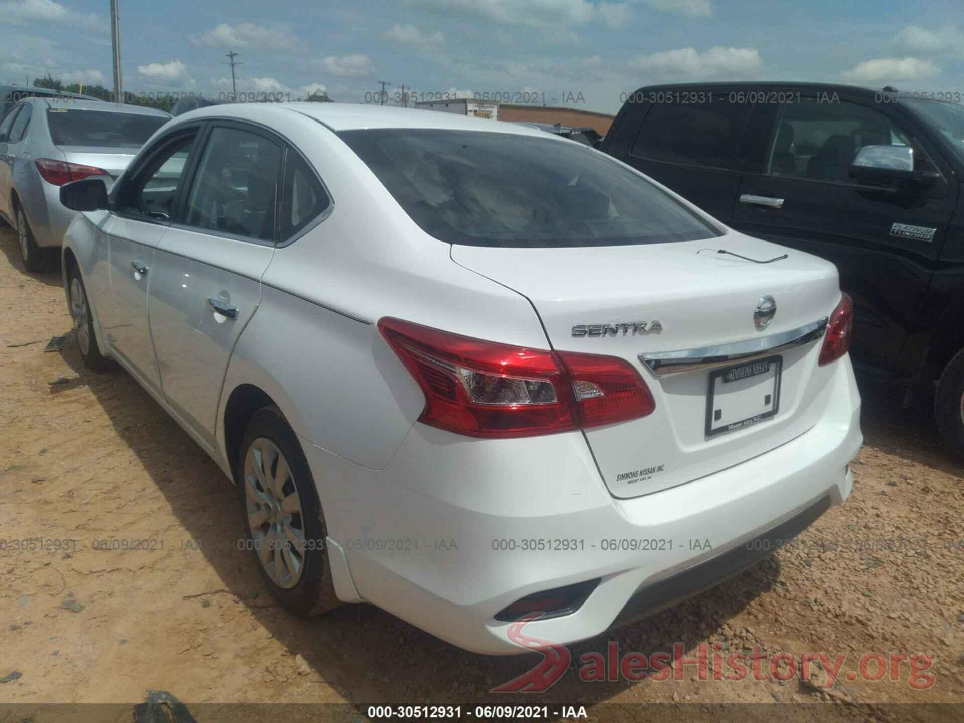 3N1AB7AP5GY334580 2016 NISSAN SENTRA