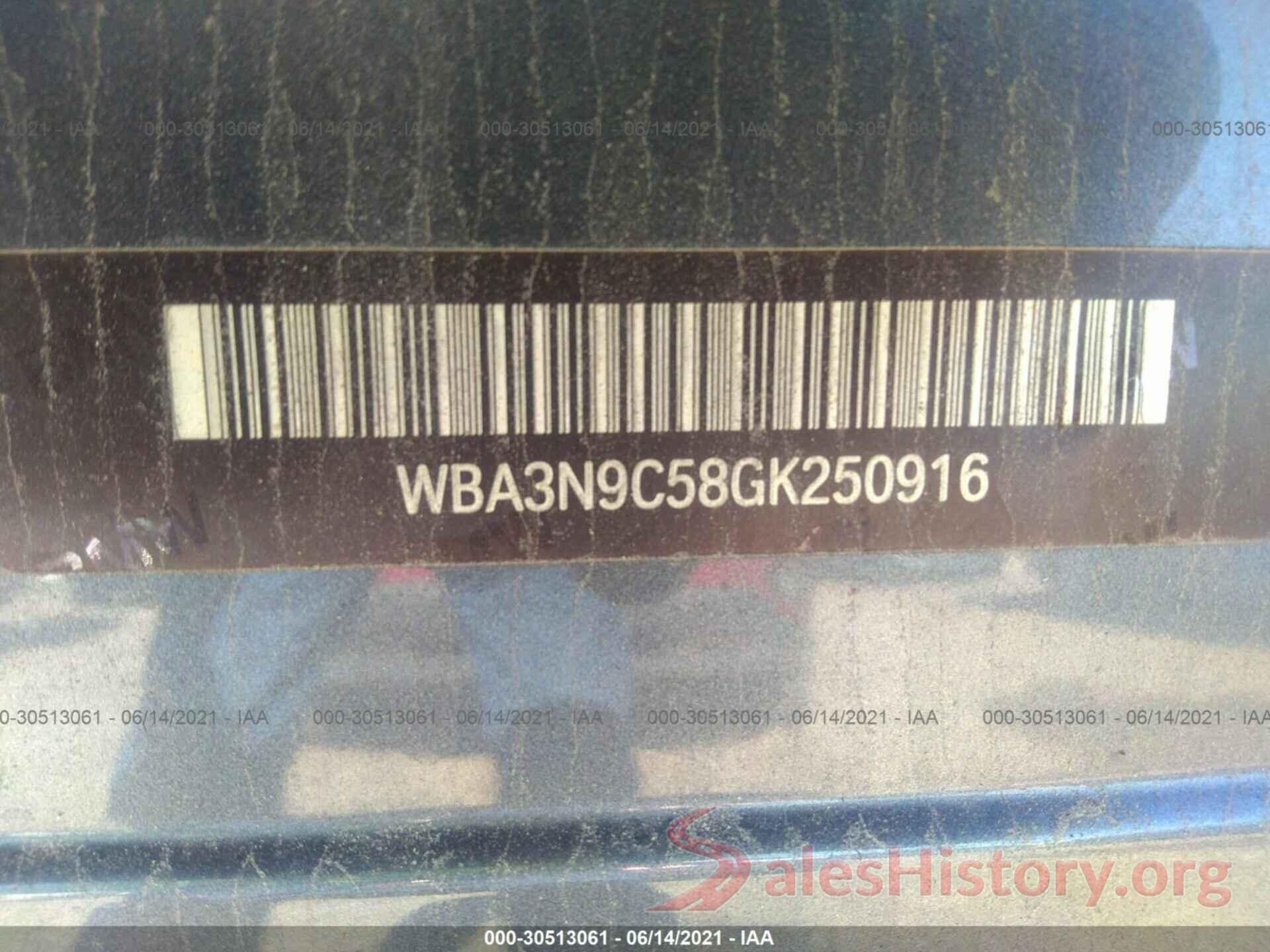 WBA3N9C58GK250916 2016 BMW 4 SERIES