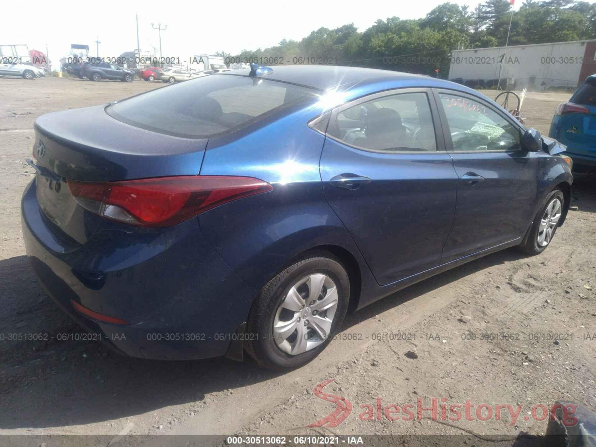 5NPDH4AE5GH773023 2016 HYUNDAI ELANTRA