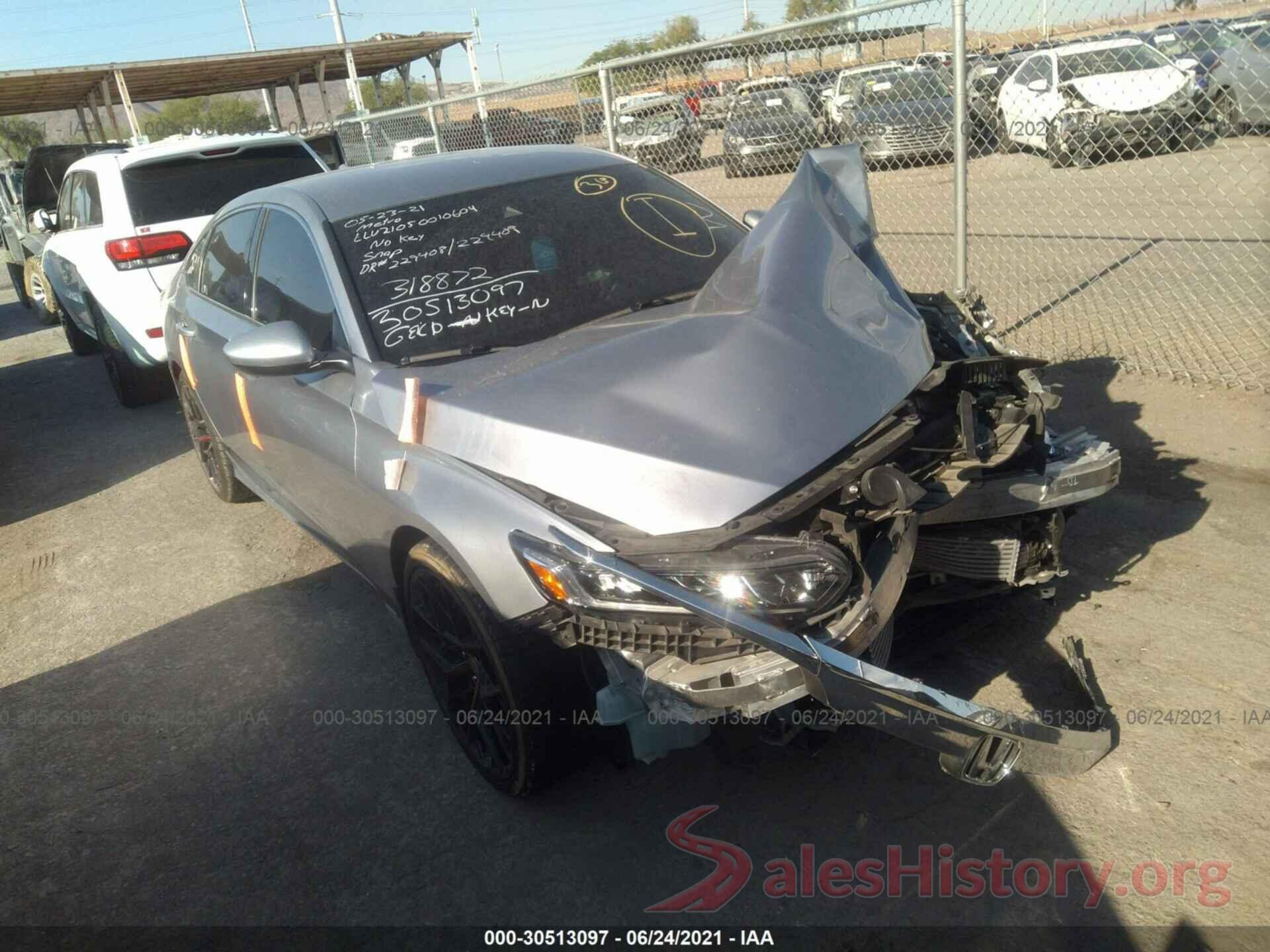 1HGCV1F13KA006863 2019 HONDA ACCORD SEDAN