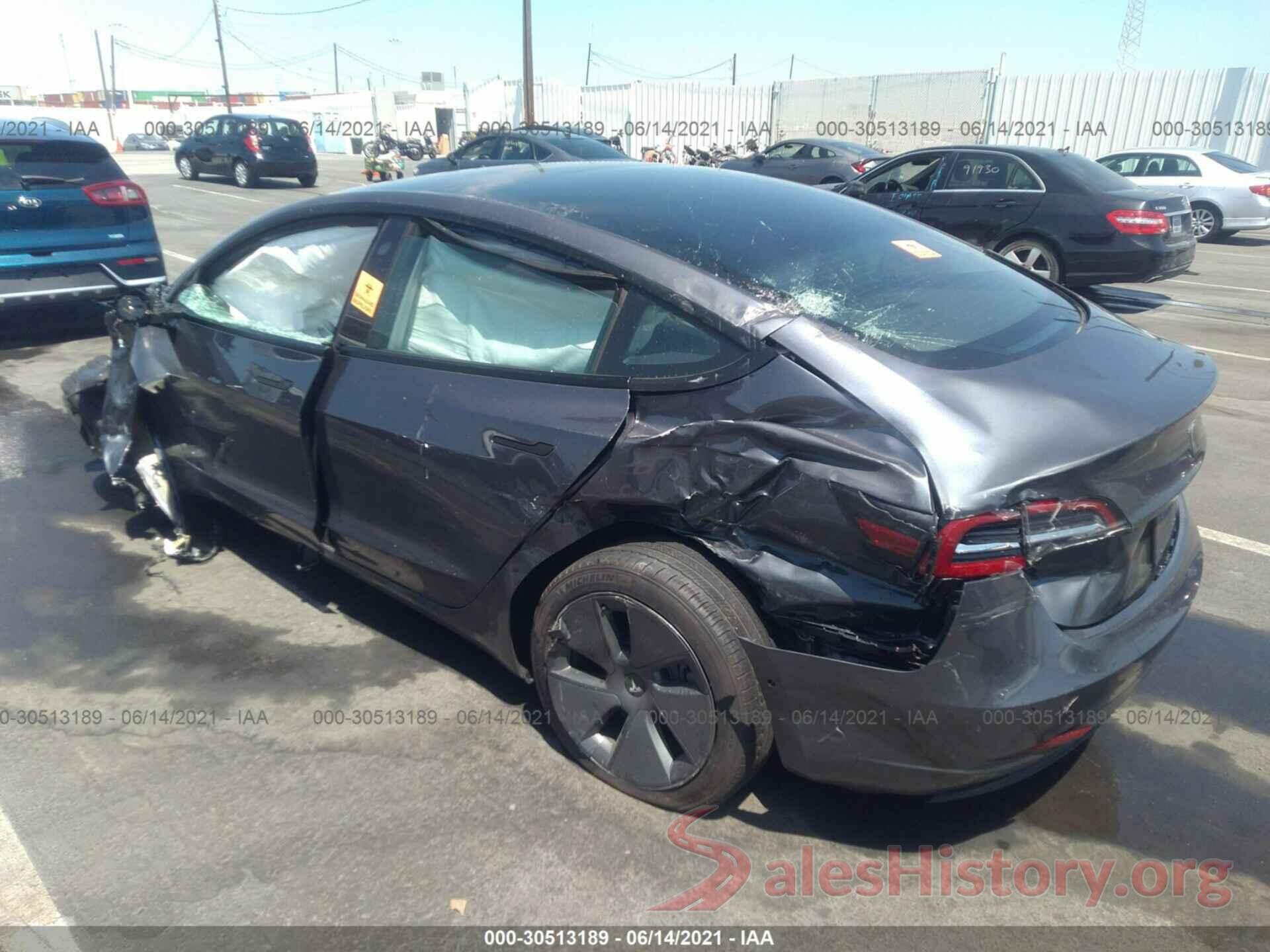 5YJ3E1EA1MF872975 2021 TESLA MODEL 3