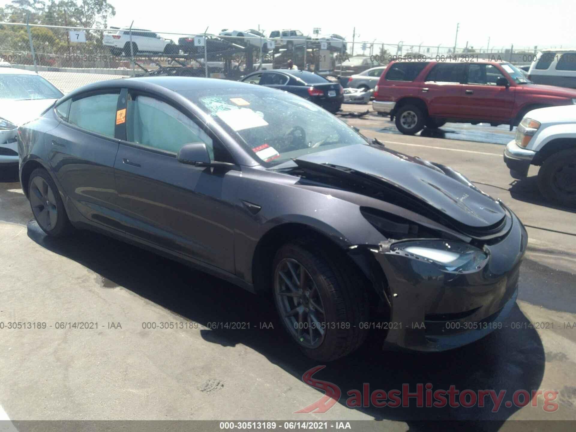 5YJ3E1EA1MF872975 2021 TESLA MODEL 3