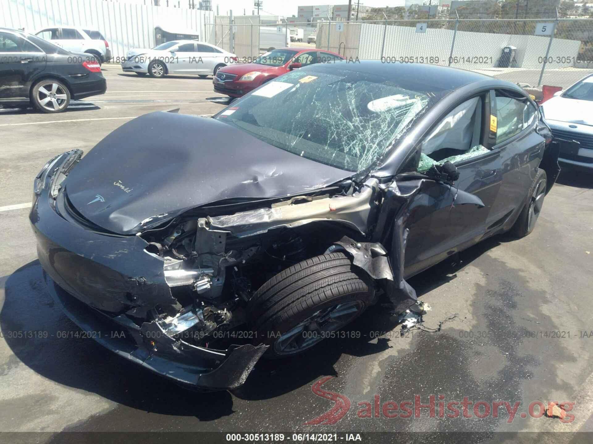 5YJ3E1EA1MF872975 2021 TESLA MODEL 3