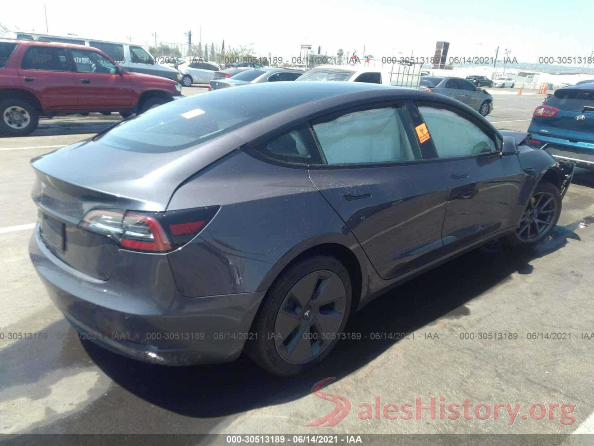 5YJ3E1EA1MF872975 2021 TESLA MODEL 3