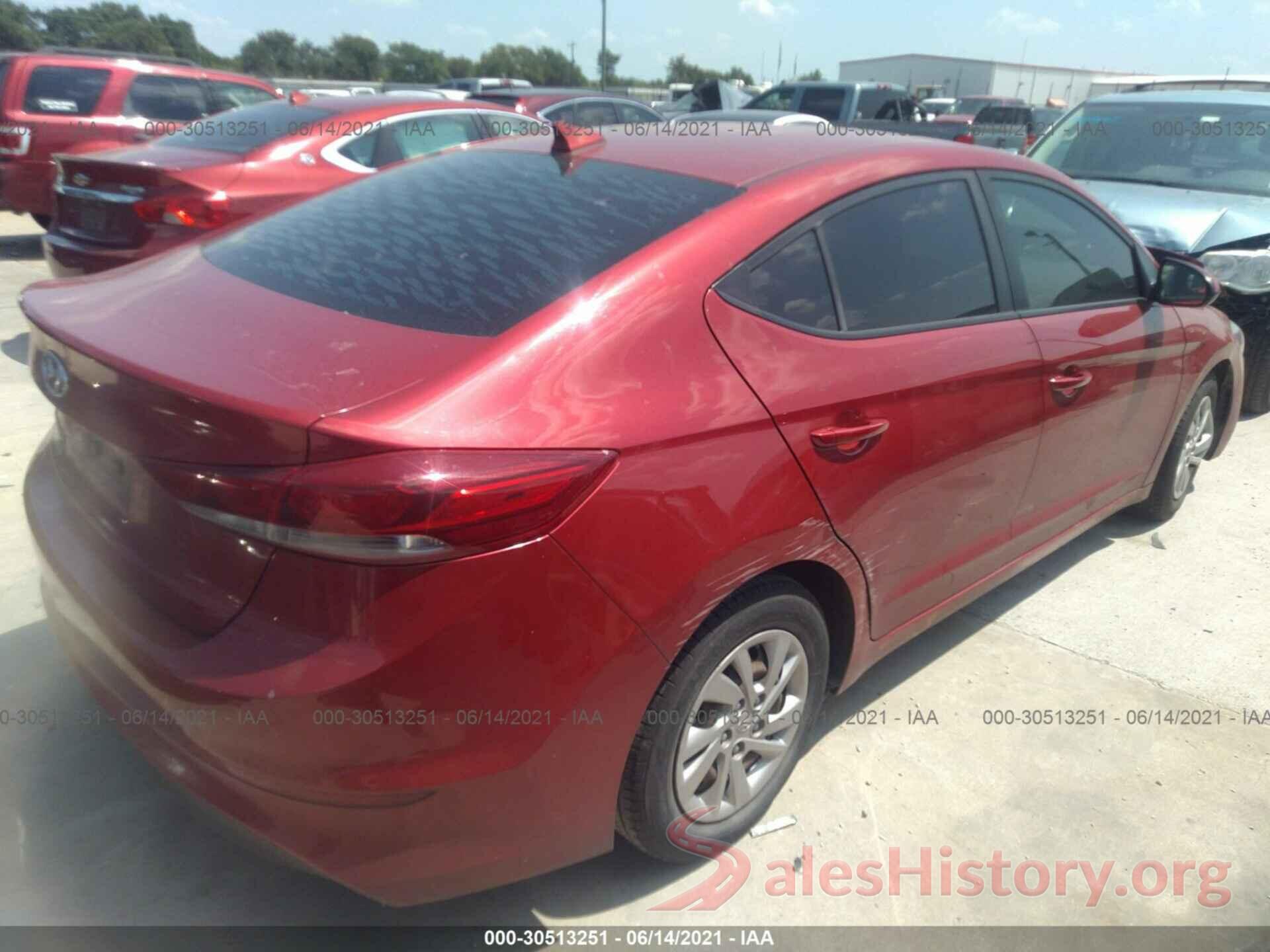 5NPD74LF8HH123435 2017 HYUNDAI ELANTRA