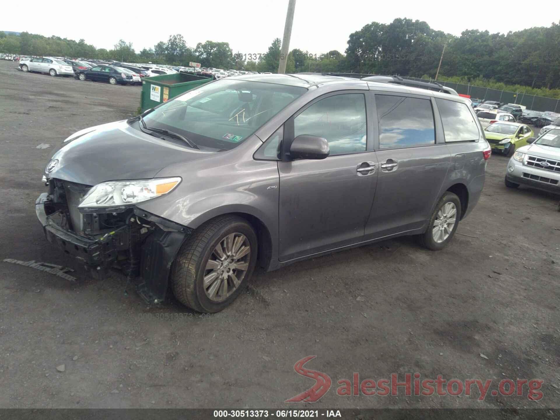 5TDDZ3DC7HS165503 2017 TOYOTA SIENNA