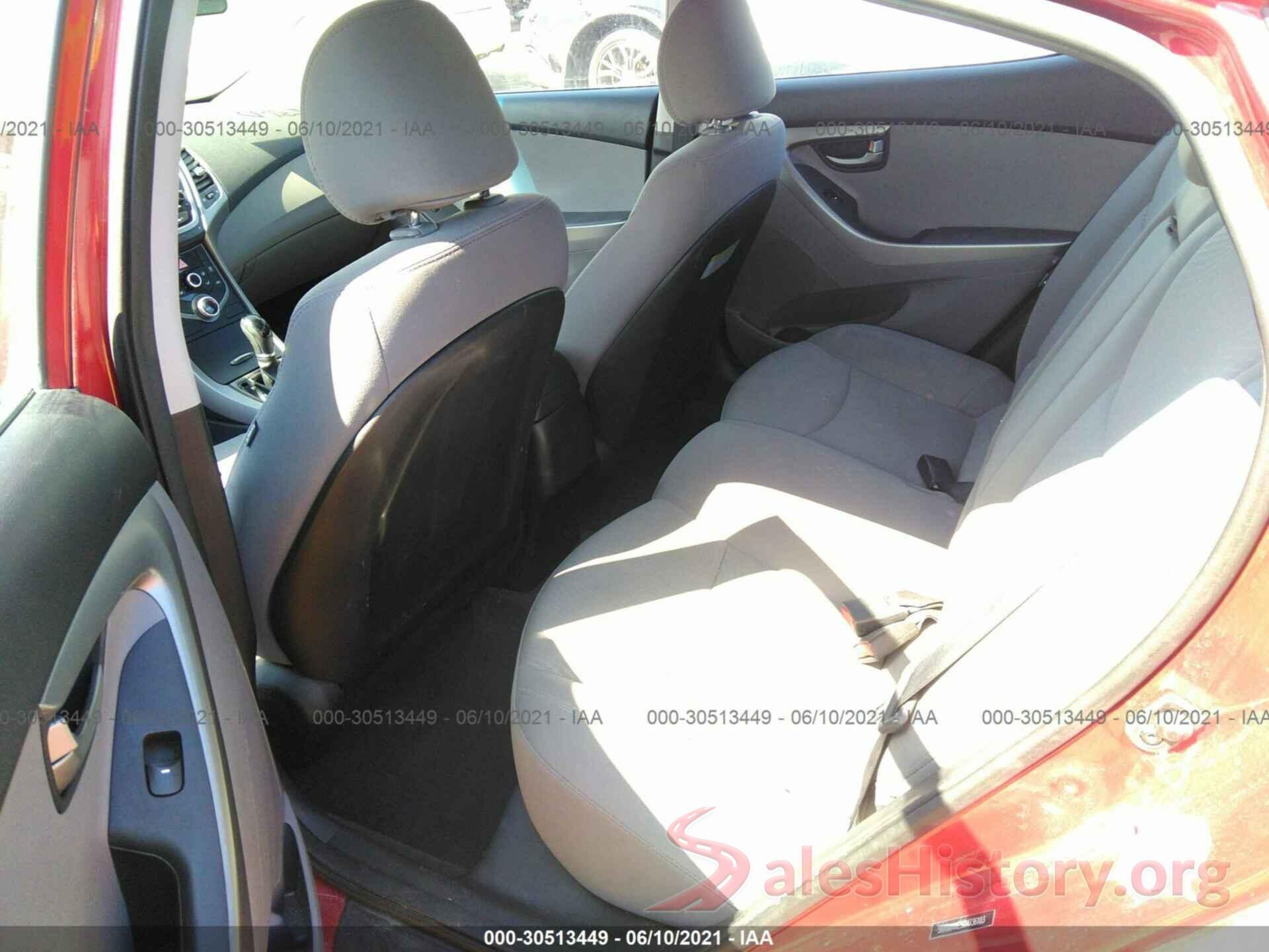 5NPDH4AE5GH736103 2016 HYUNDAI ELANTRA