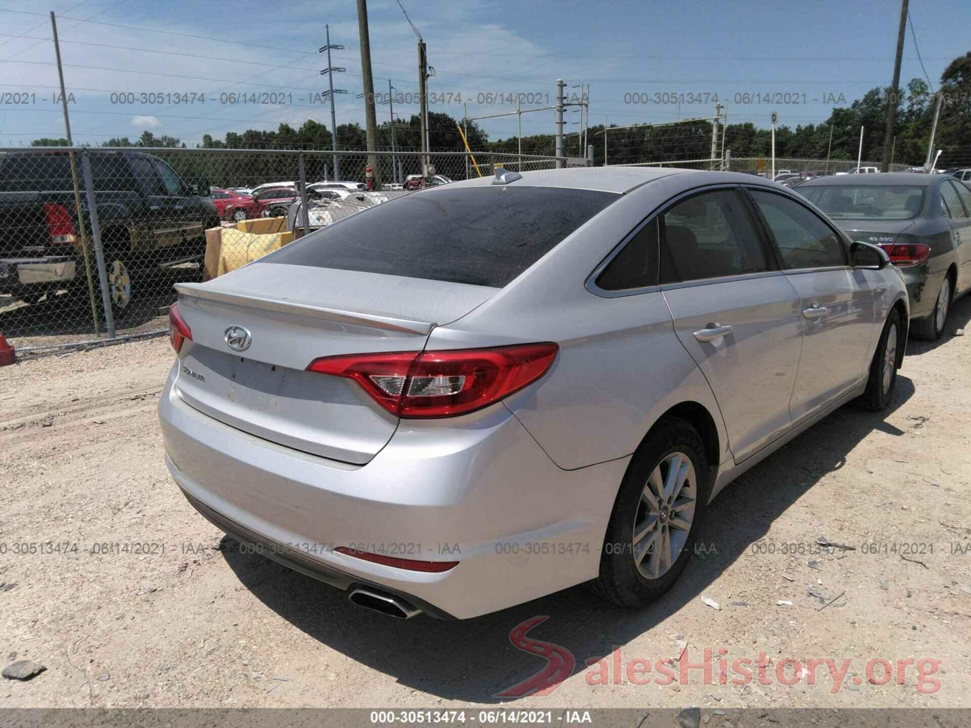 5NPE24AF7GH335974 2016 HYUNDAI SONATA