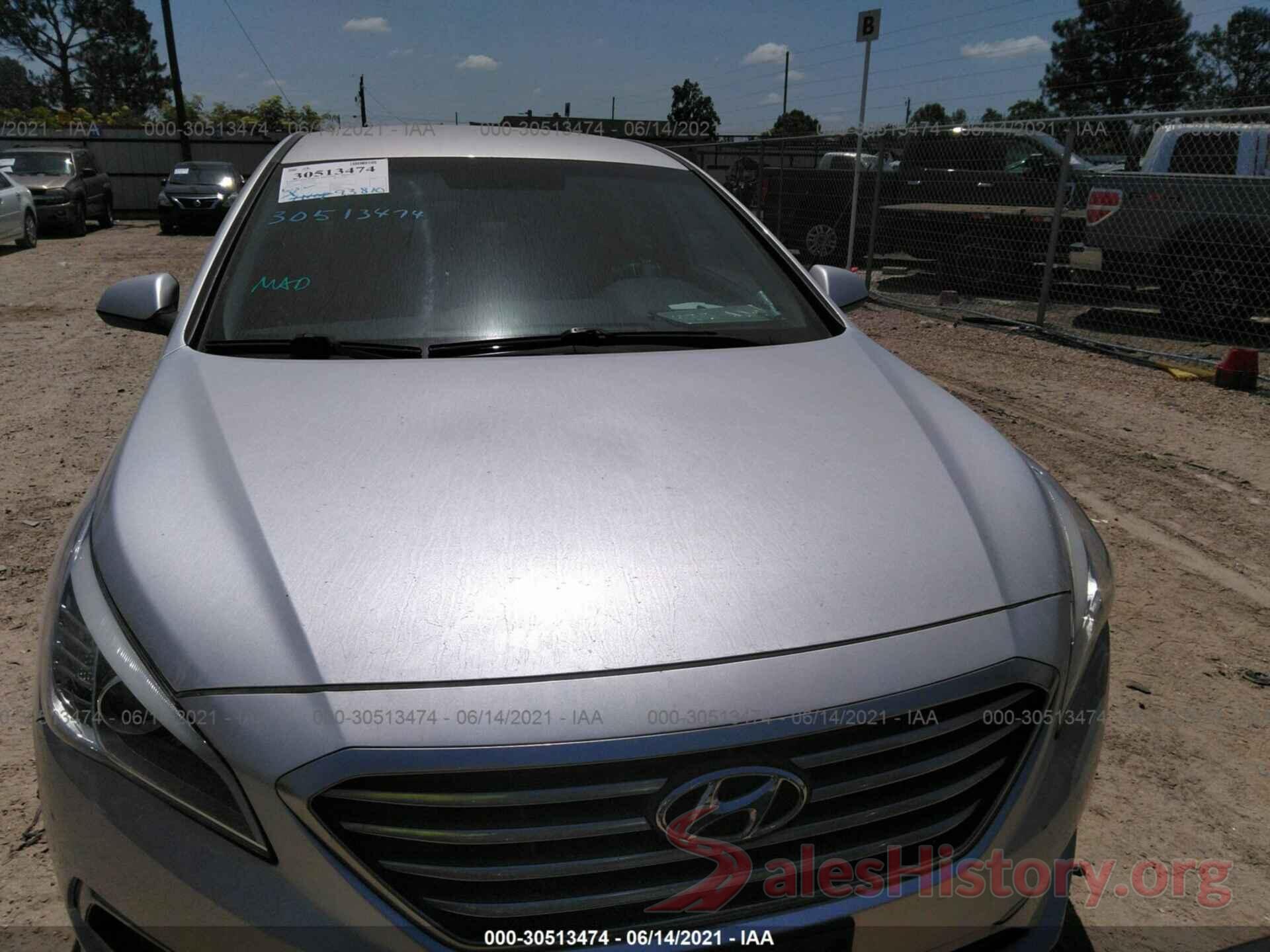 5NPE24AF7GH335974 2016 HYUNDAI SONATA