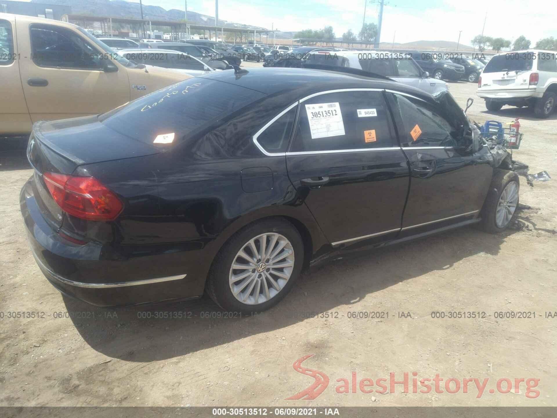 1VWBS7A33GC046061 2016 VOLKSWAGEN PASSAT