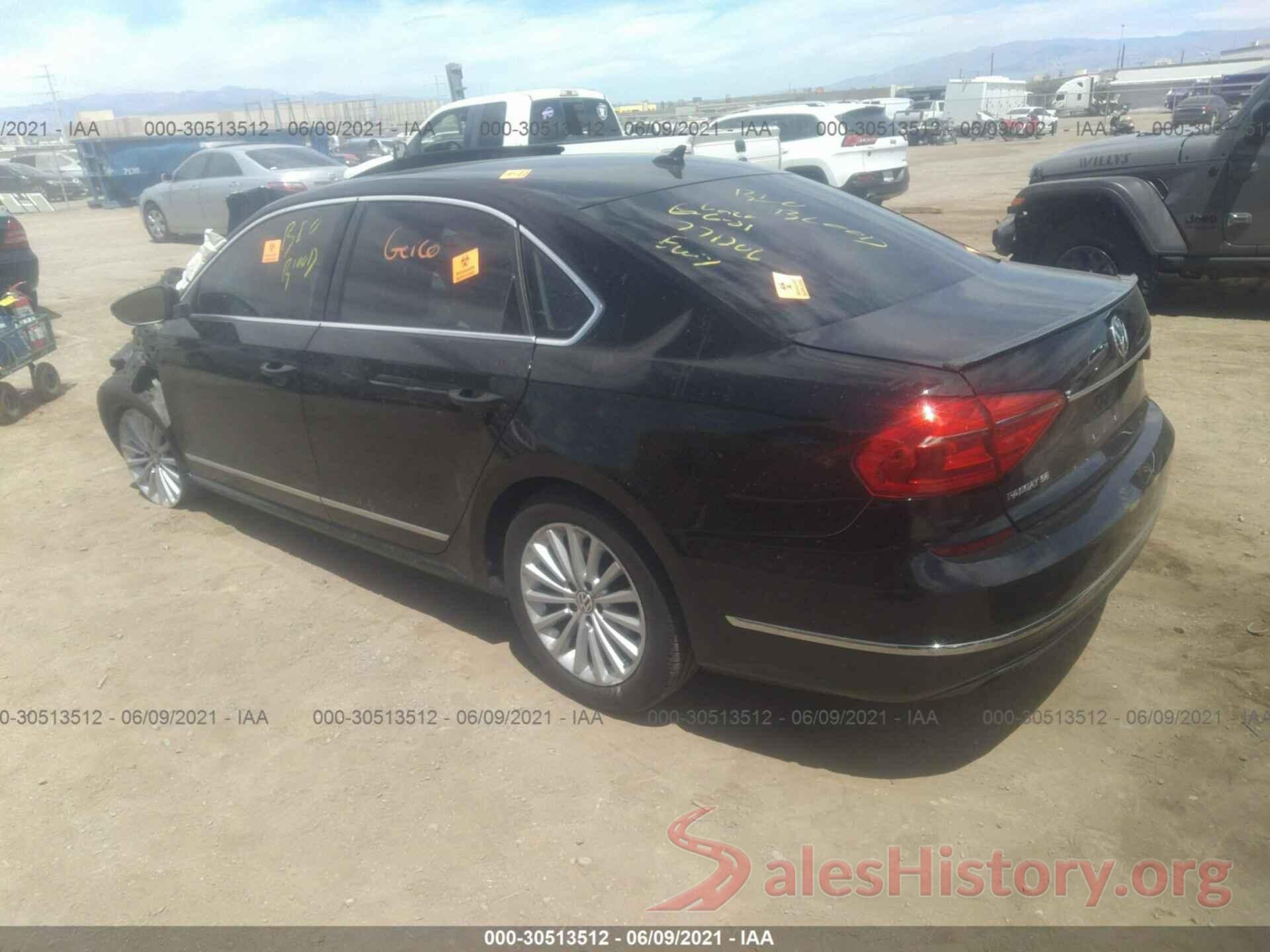 1VWBS7A33GC046061 2016 VOLKSWAGEN PASSAT