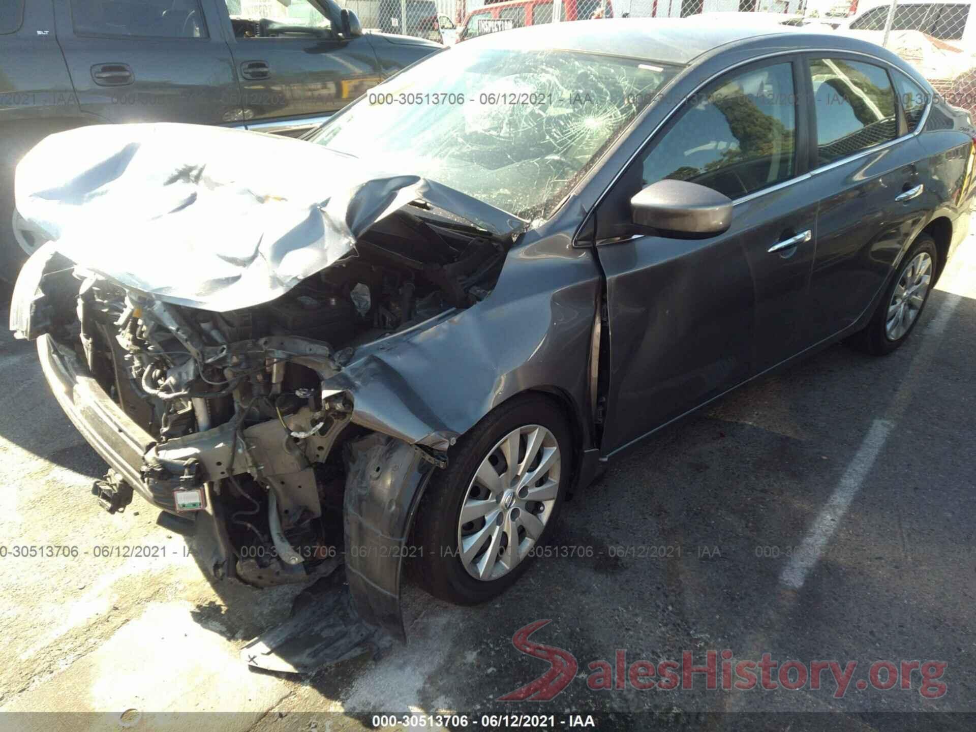 3N1AB7AP7KY294186 2019 NISSAN SENTRA