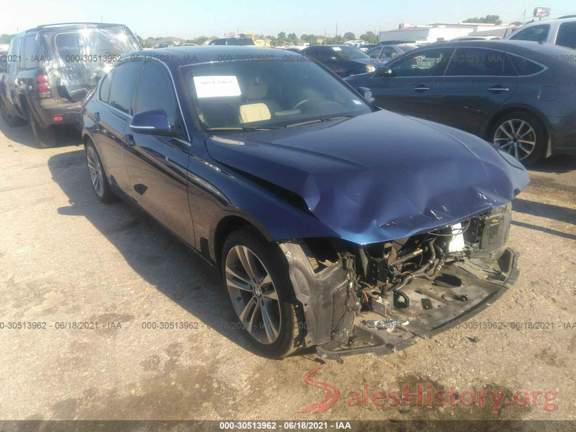 WBA8B9G56HNU48841 2017 BMW 3 SERIES