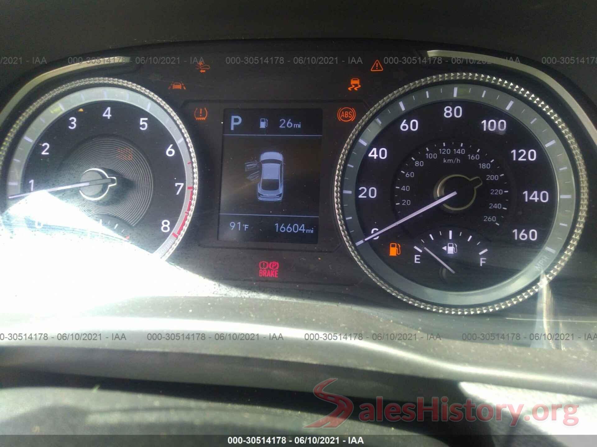 5NPEG4JA1MH080109 2021 HYUNDAI SONATA