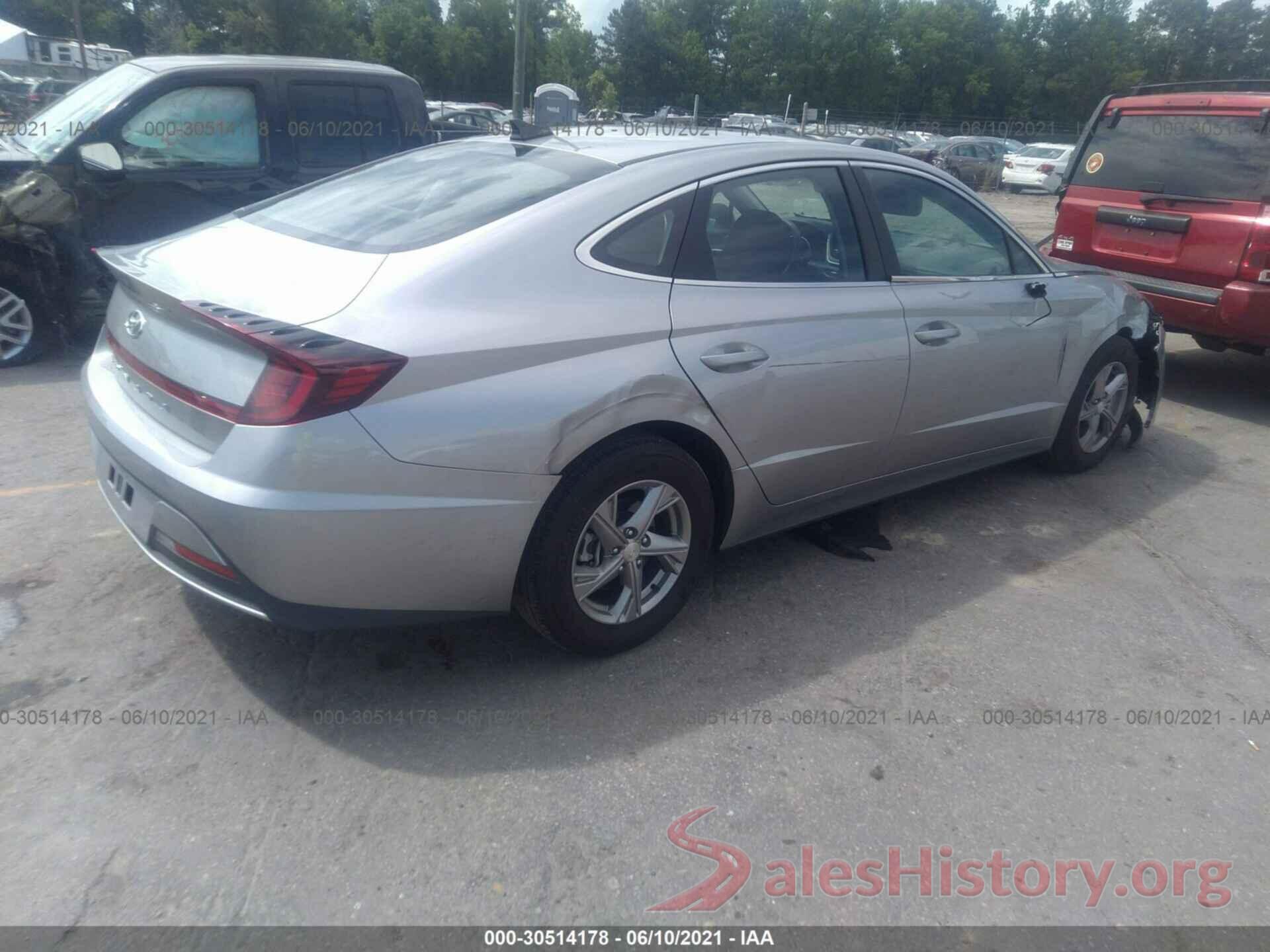 5NPEG4JA1MH080109 2021 HYUNDAI SONATA