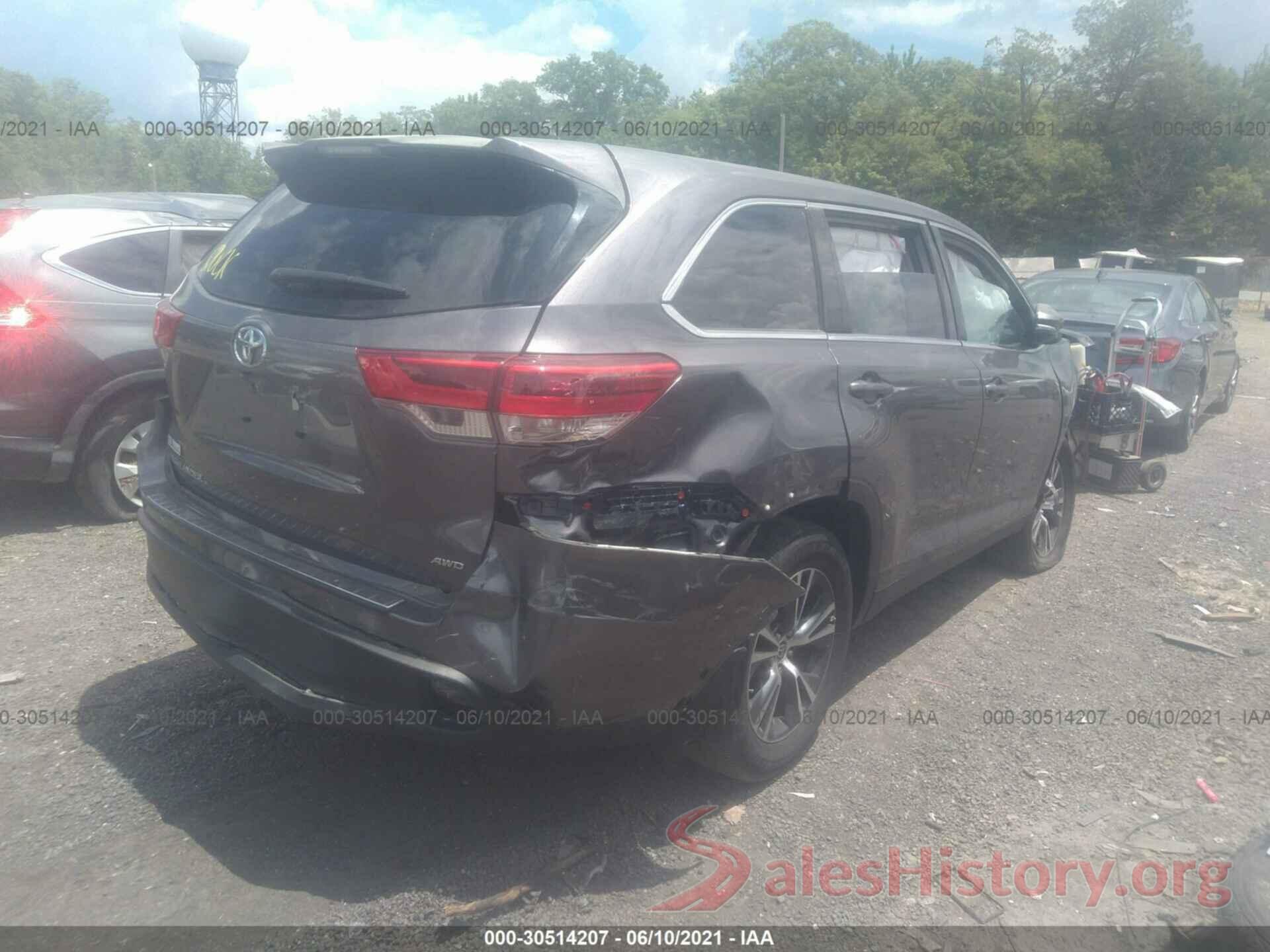 5TDBZRFH2KS743419 2019 TOYOTA HIGHLANDER