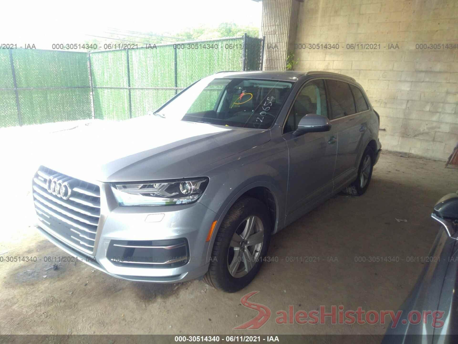 WA1AHAF76KD020654 2019 AUDI Q7