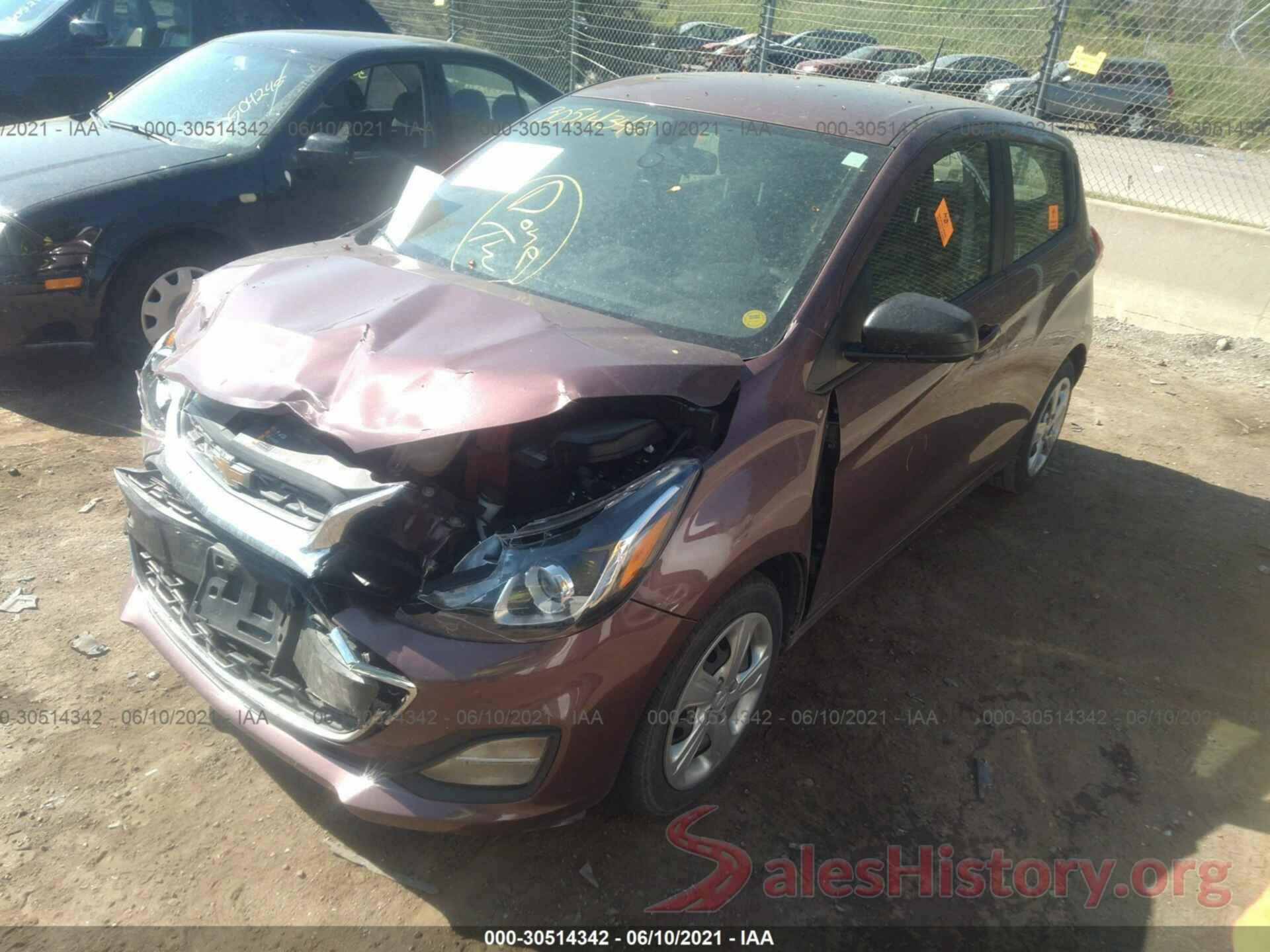 KL8CB6SA0LC421986 2020 CHEVROLET SPARK