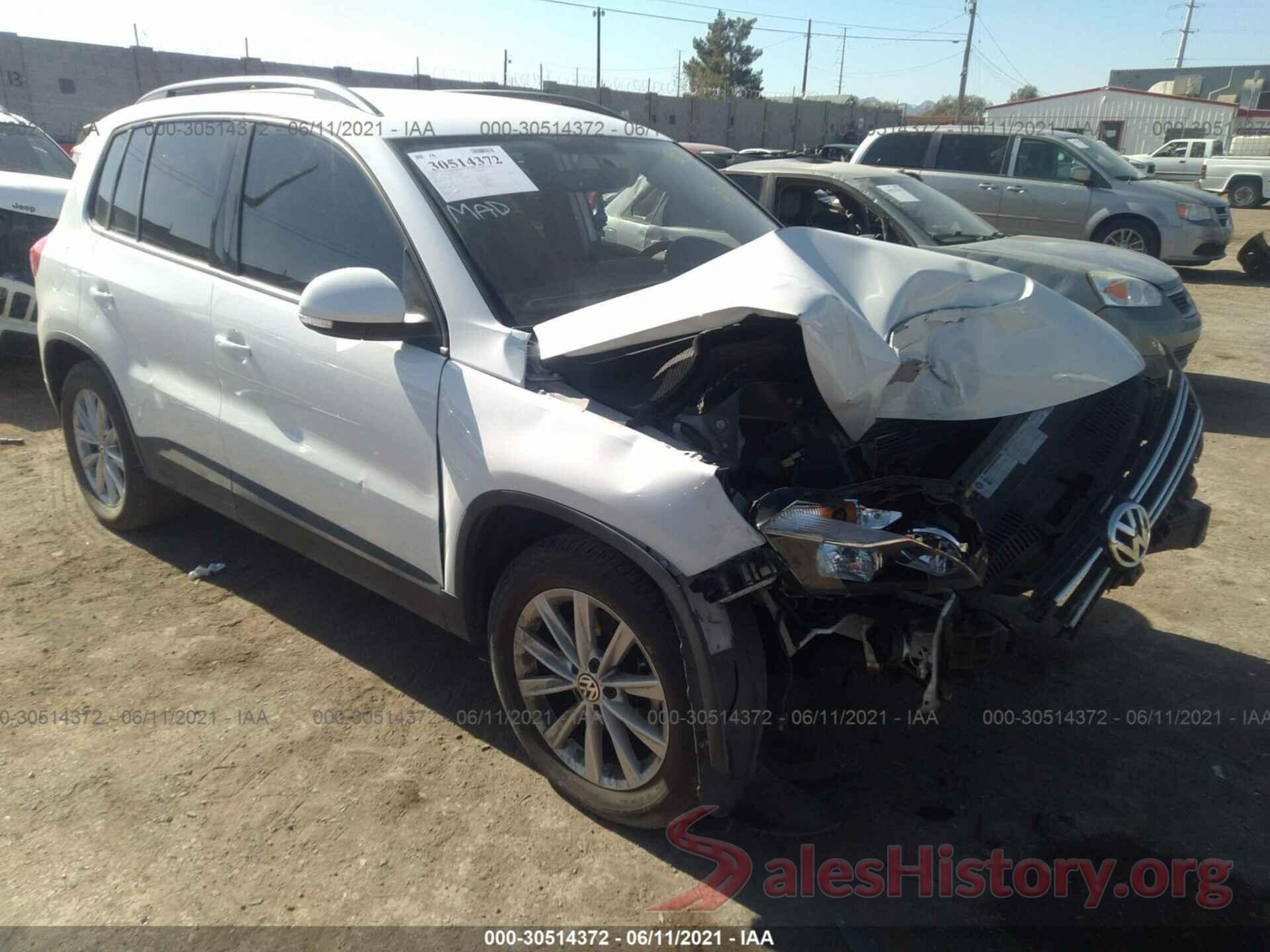 WVGAV7AX7HK050190 2017 VOLKSWAGEN TIGUAN