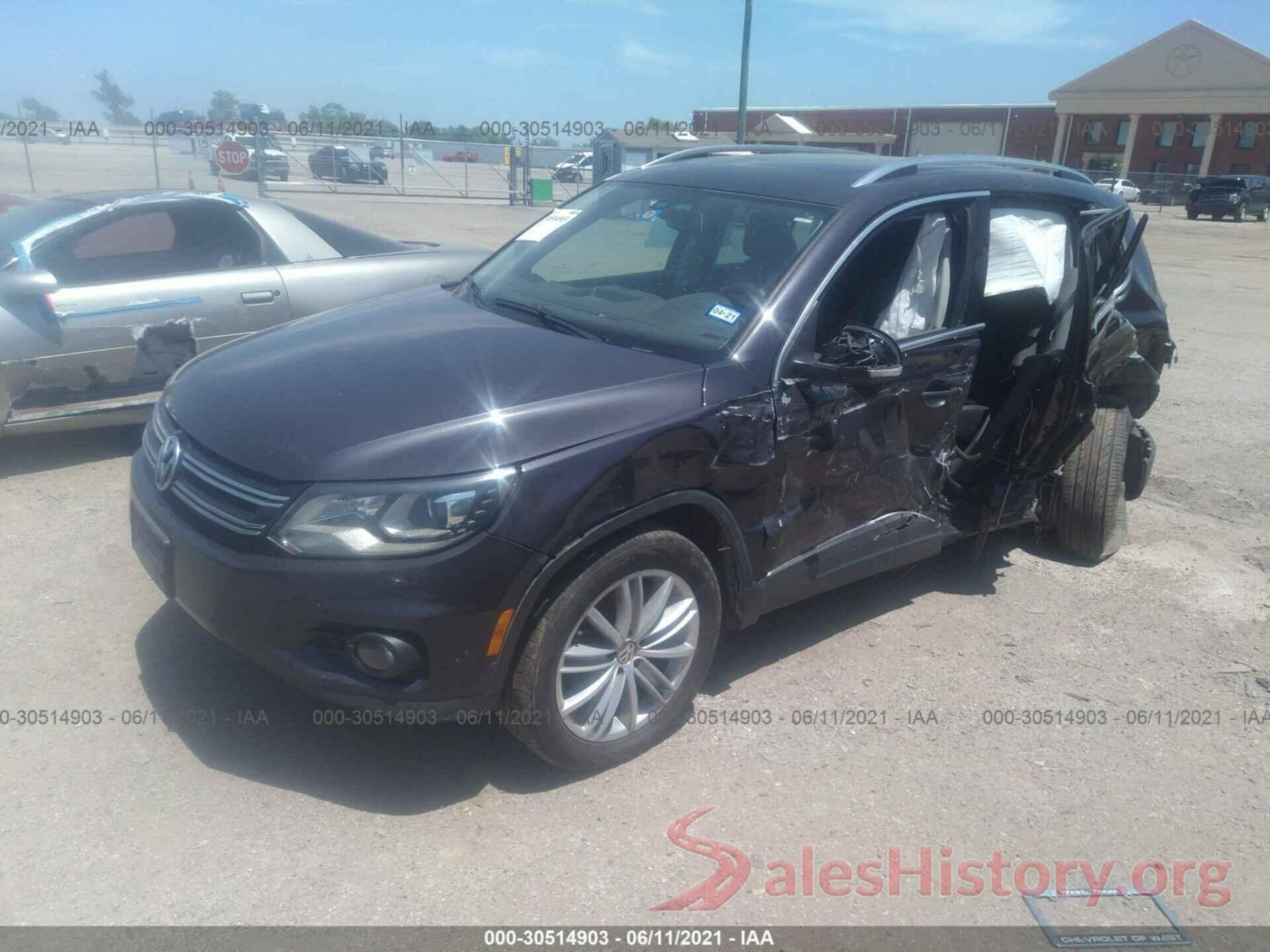 WVGBV7AX2GW568798 2016 VOLKSWAGEN TIGUAN