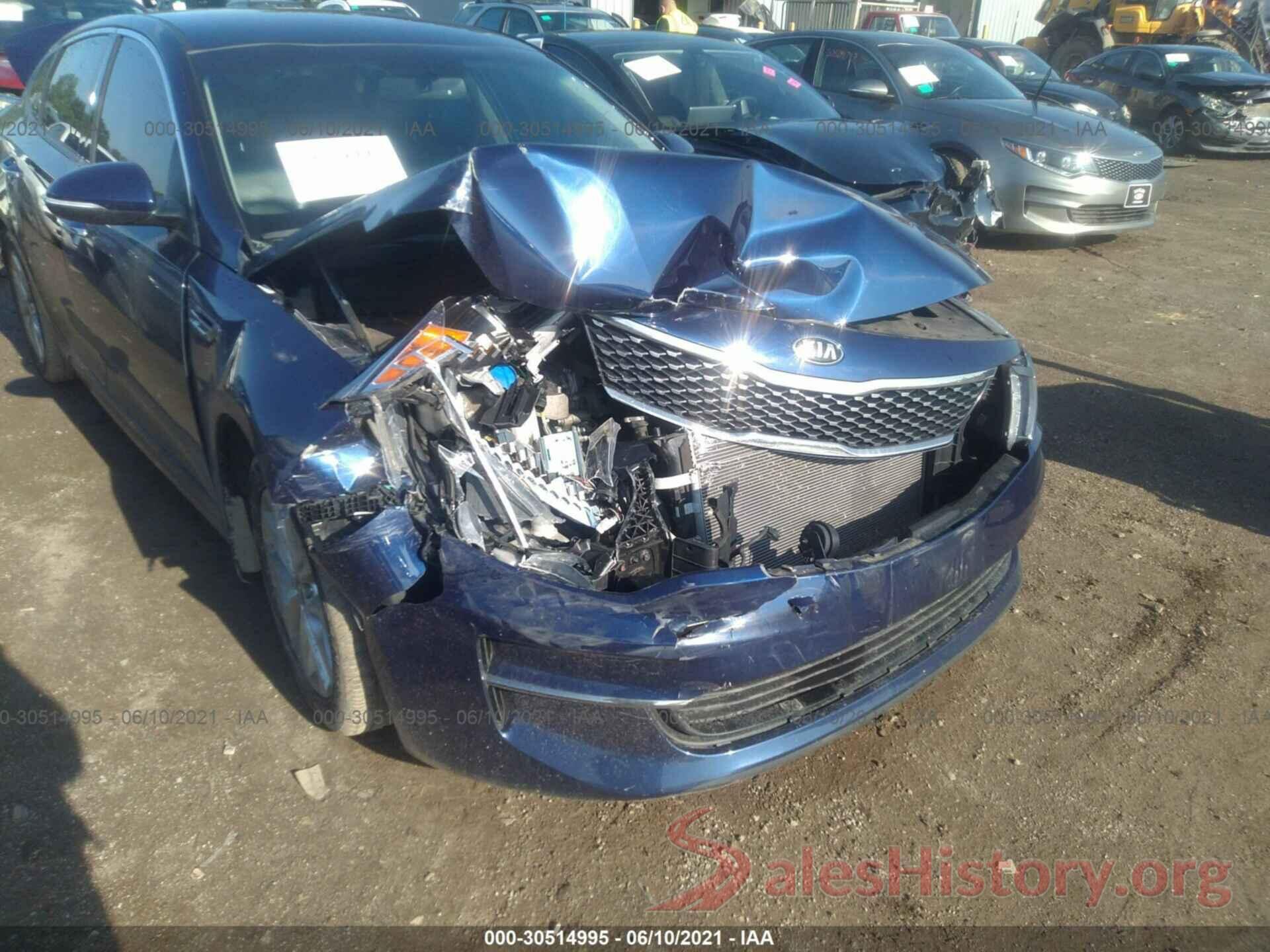 5XXGU4L33GG112994 2016 KIA OPTIMA