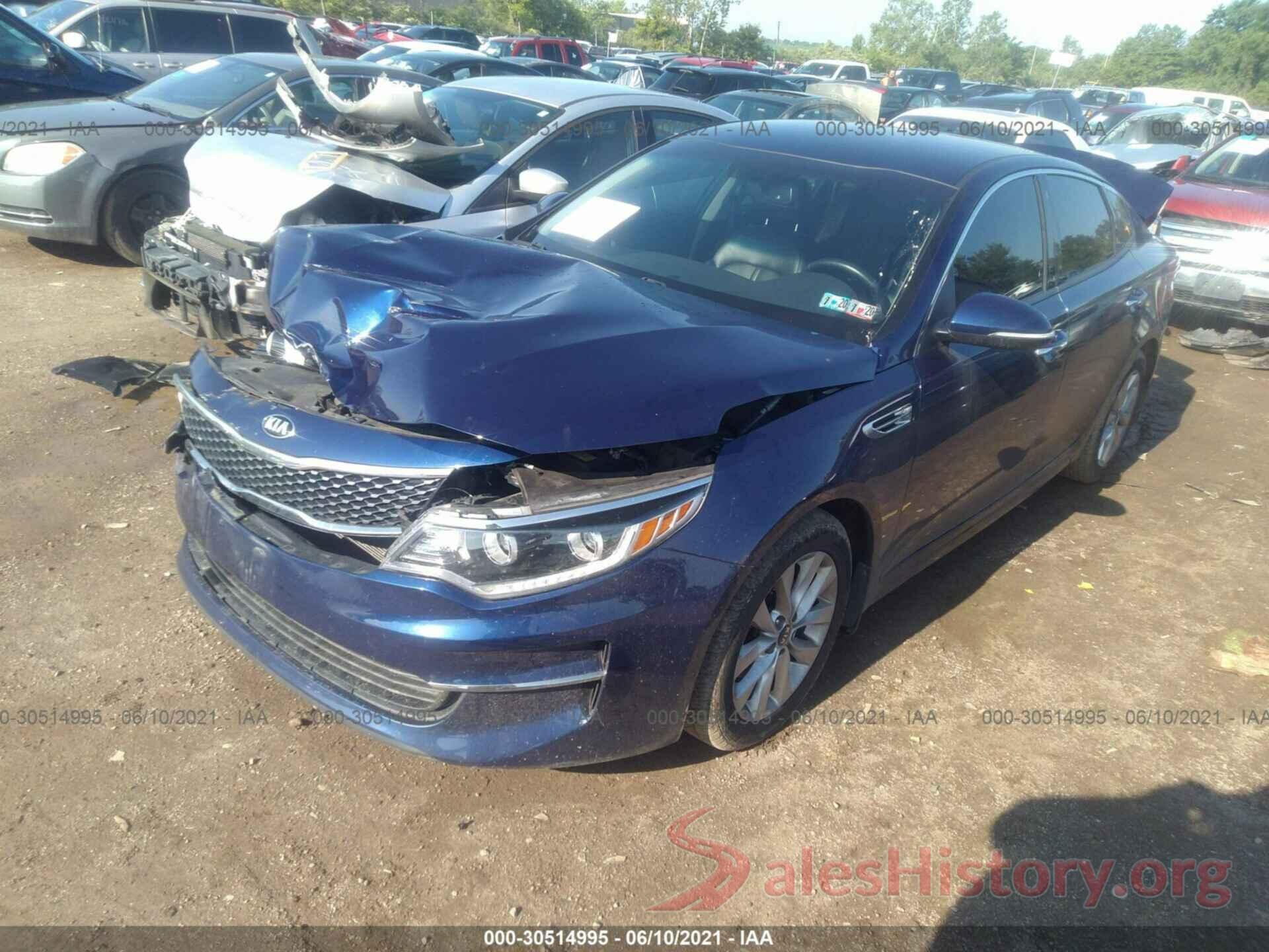 5XXGU4L33GG112994 2016 KIA OPTIMA