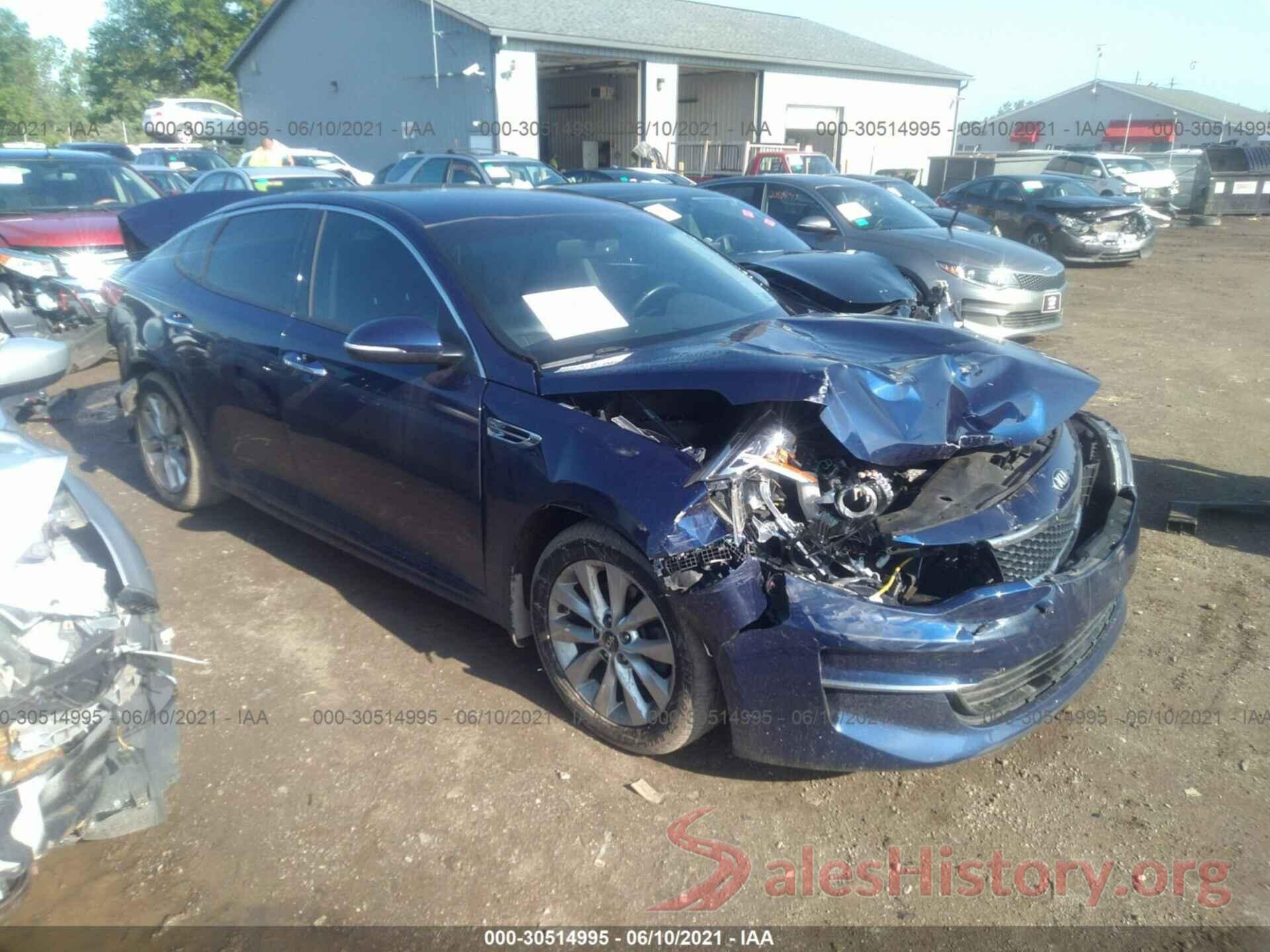 5XXGU4L33GG112994 2016 KIA OPTIMA