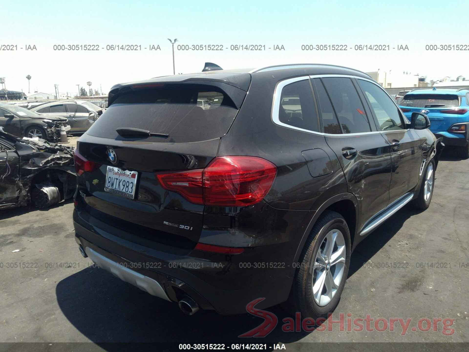 5UXTR7C57KLF26096 2019 BMW X3