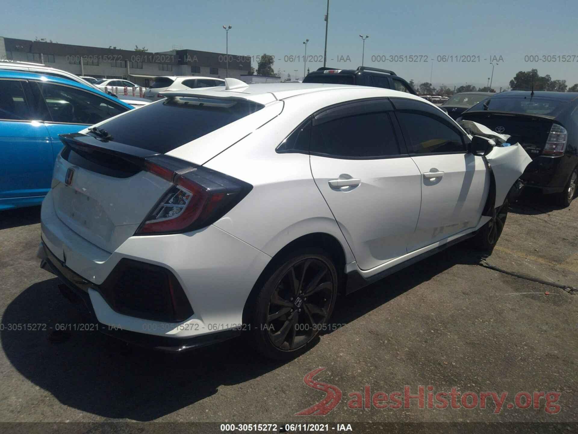 SHHFK7G40HU233989 2017 HONDA CIVIC HATCHBACK