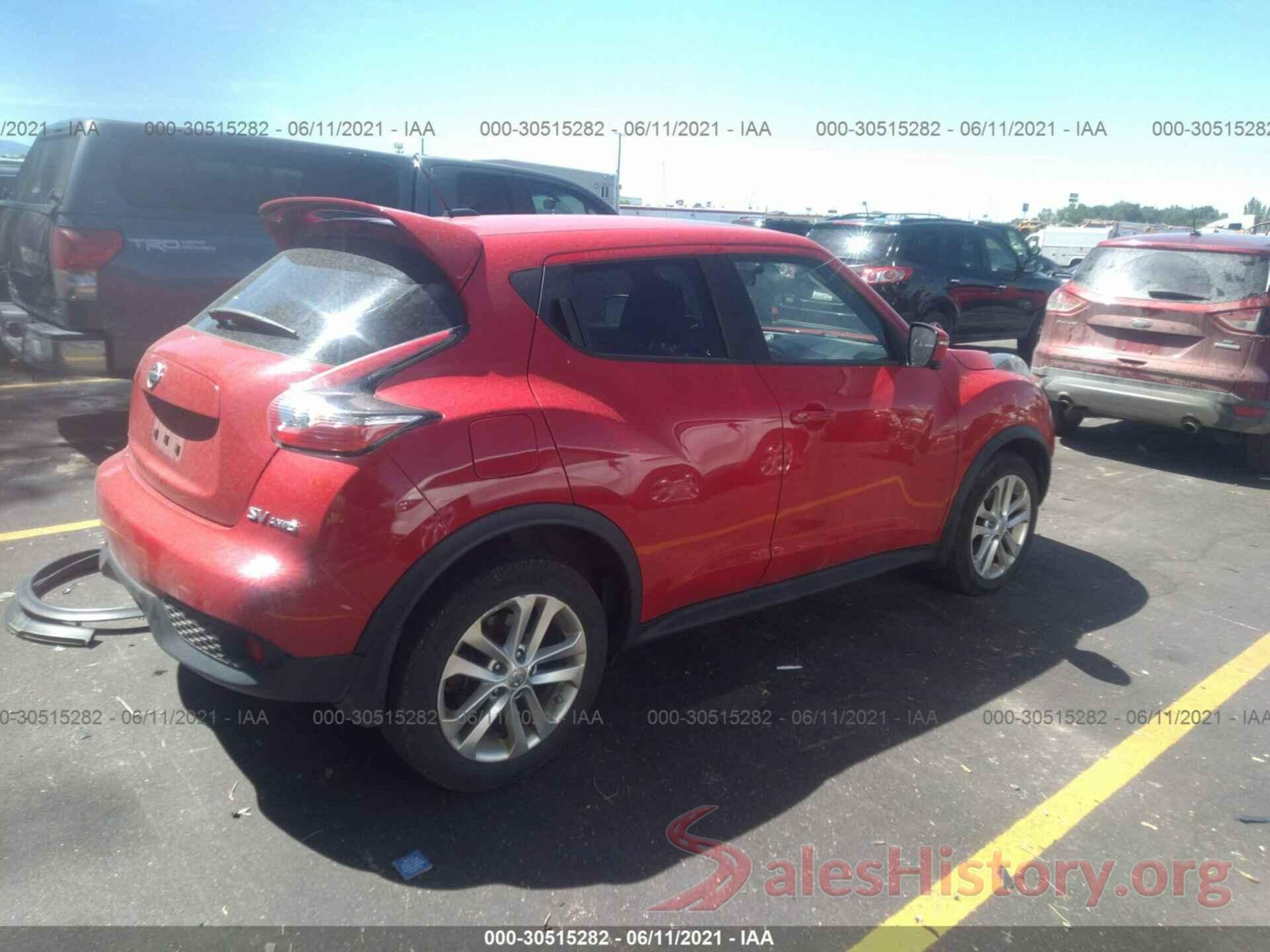 JN8AF5MV9GT653039 2016 NISSAN JUKE