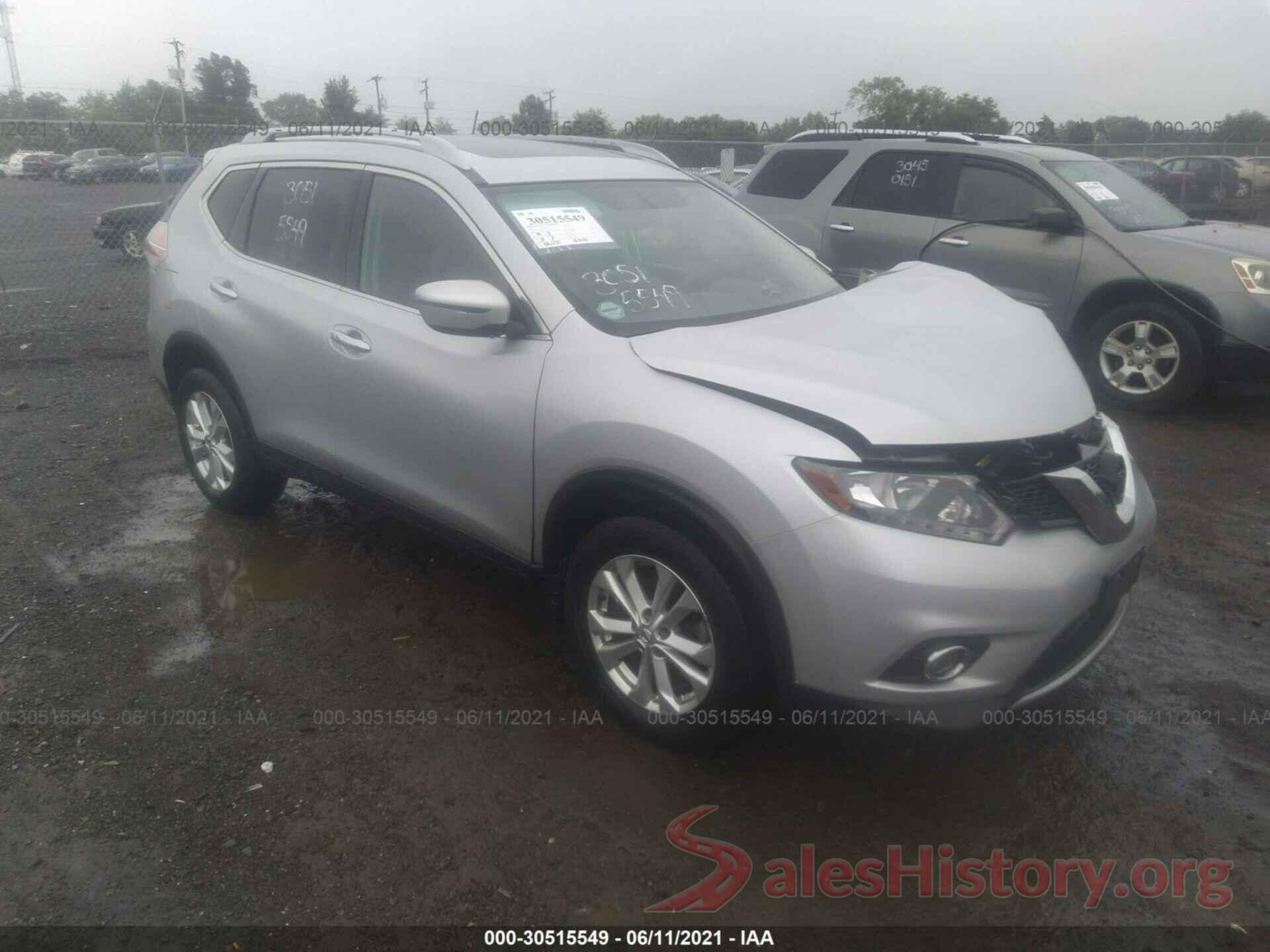 5N1AT2MVXGC824623 2016 NISSAN ROGUE