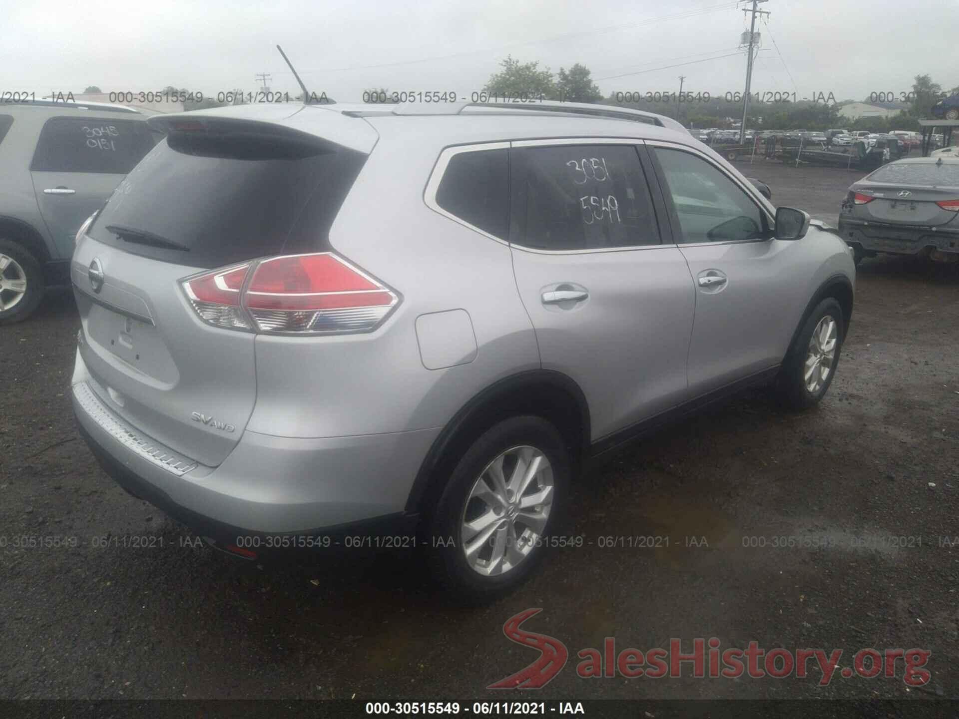 5N1AT2MVXGC824623 2016 NISSAN ROGUE